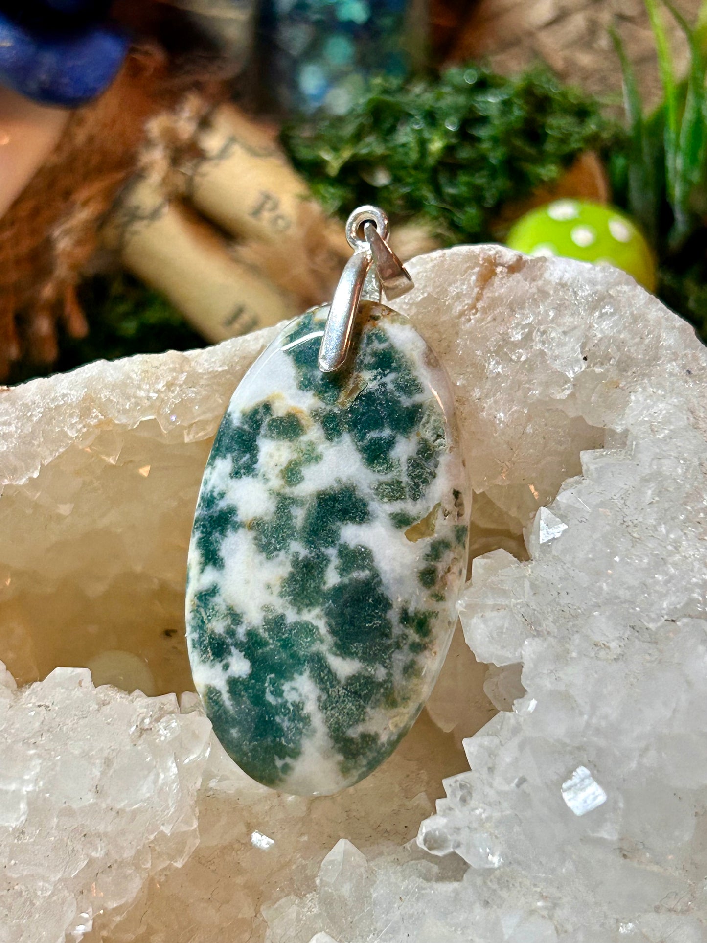 Pendentif d’agate arbre