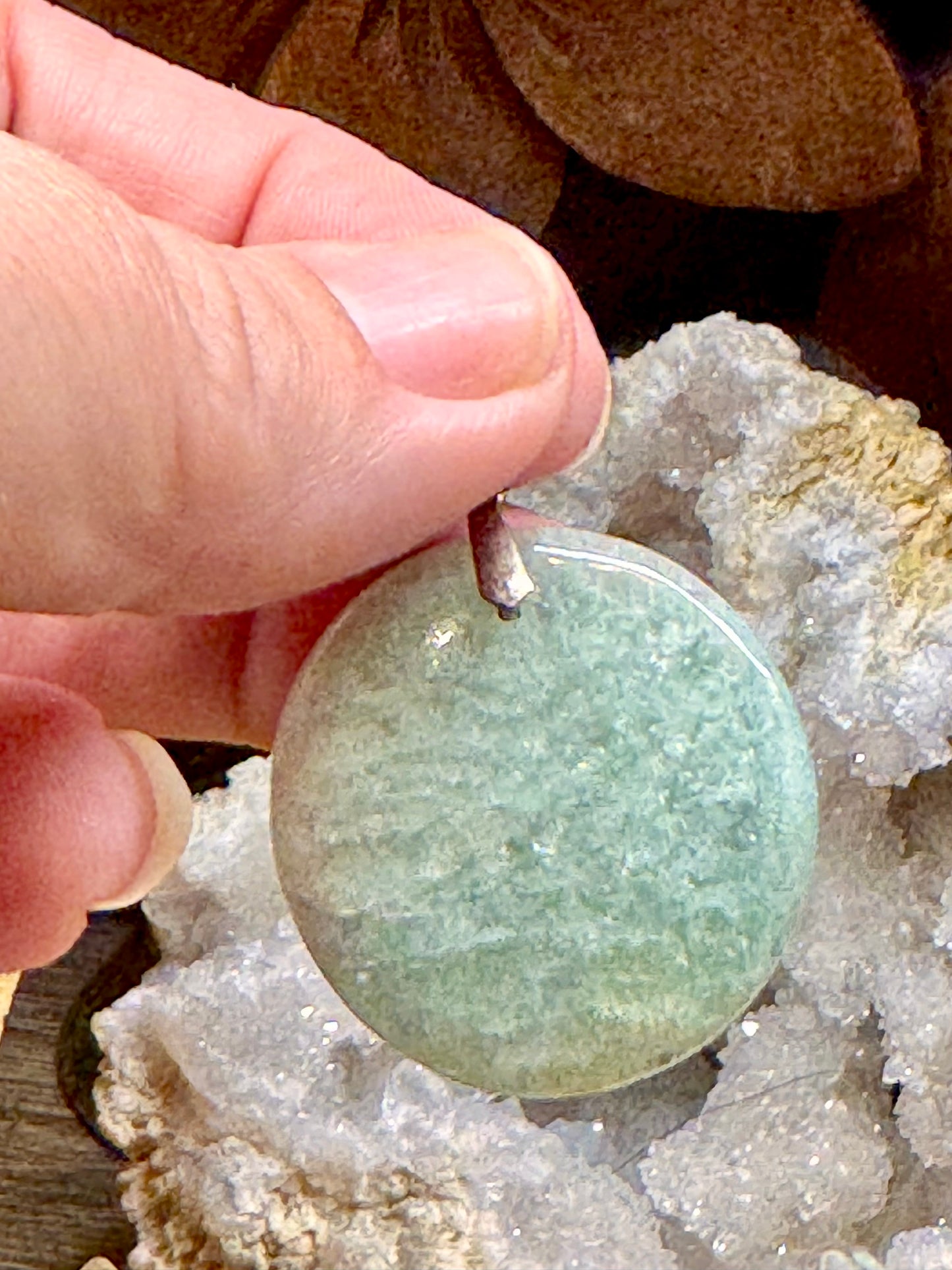 Pendentif d’aigue marine