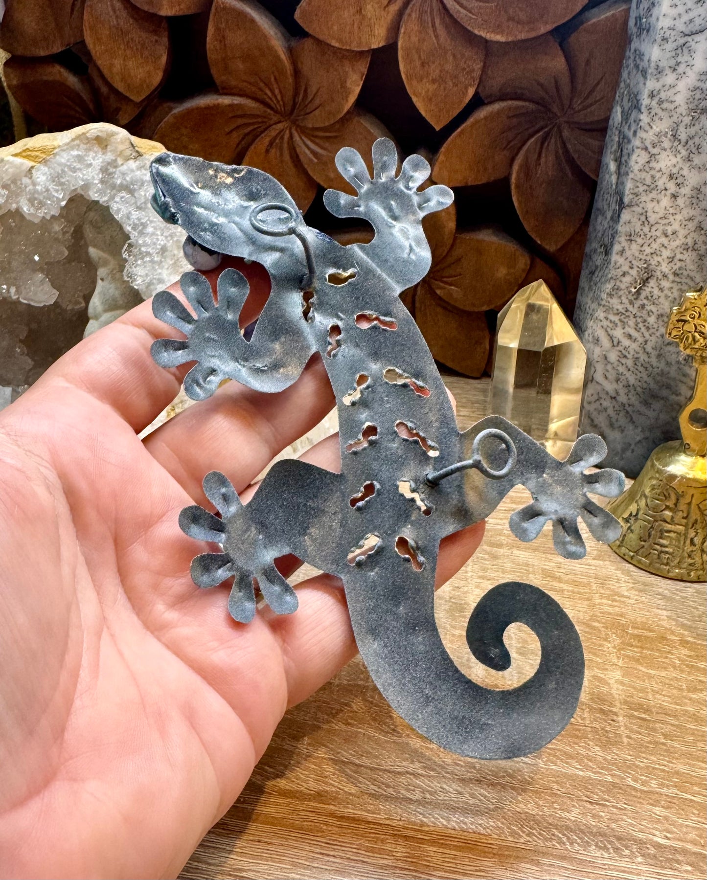 Gecko bleu petit