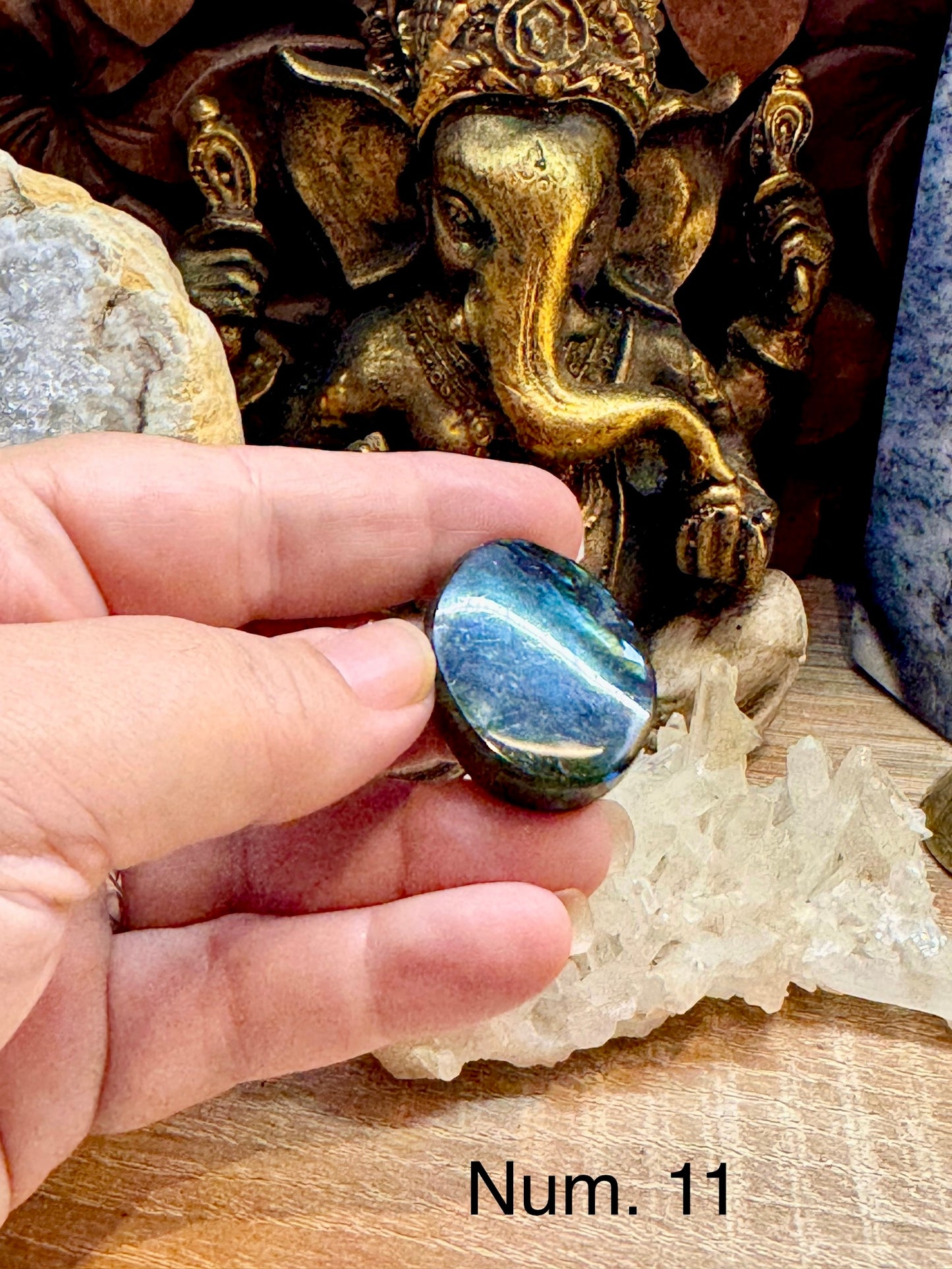Galet de Labradorite