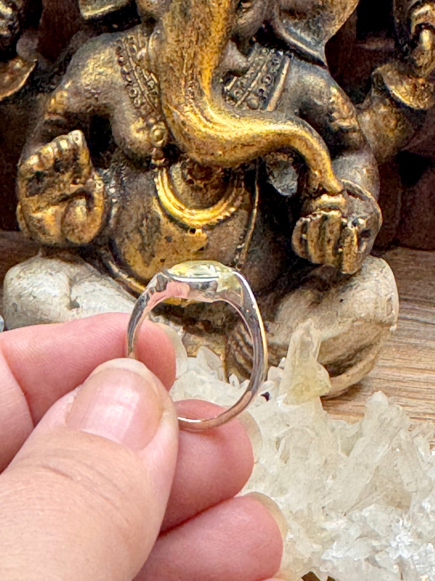 Bague Citrine T54
