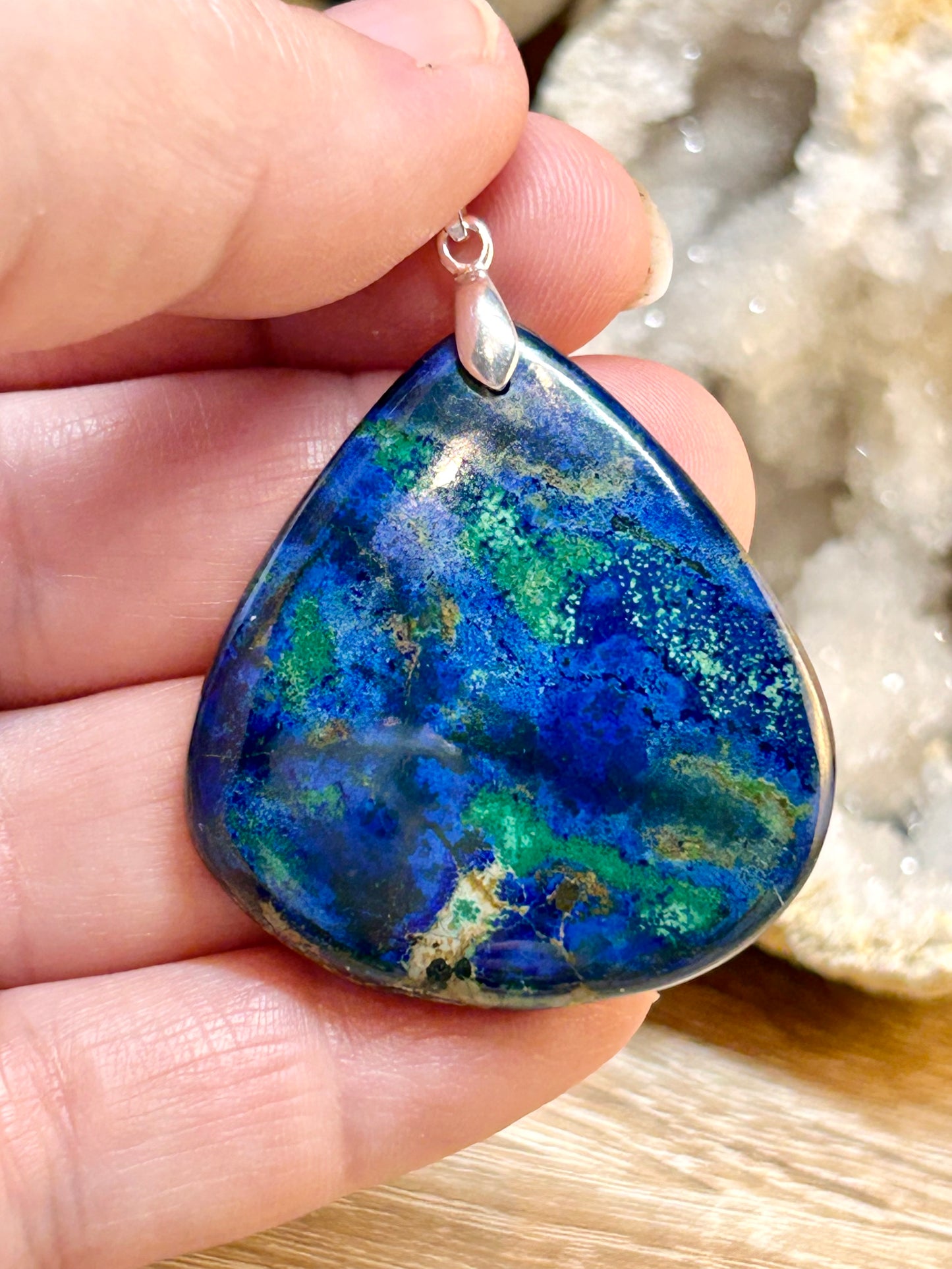 Pendentif d’azurite