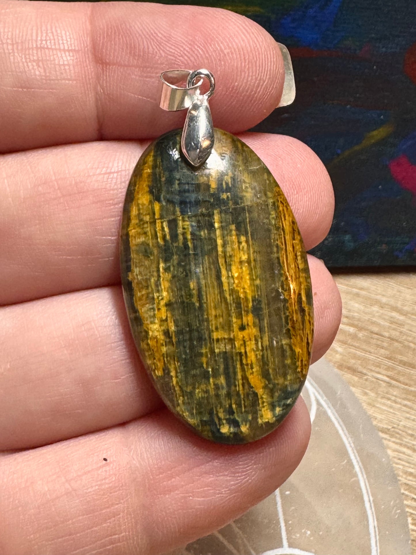 Pendentif d’œil de tigre