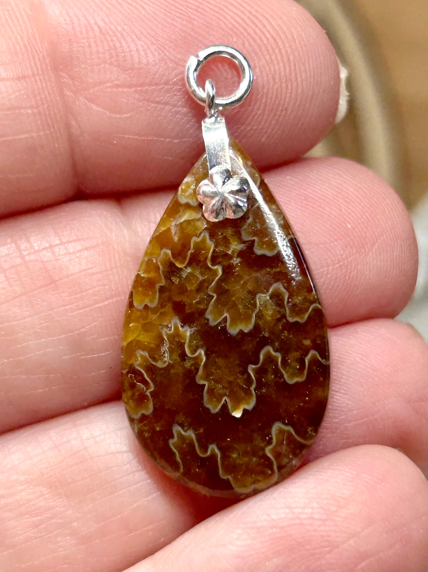 Pendentif d’ammonite