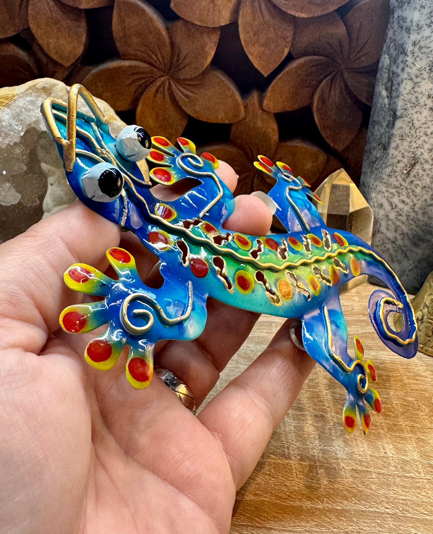 Gecko bleu petit