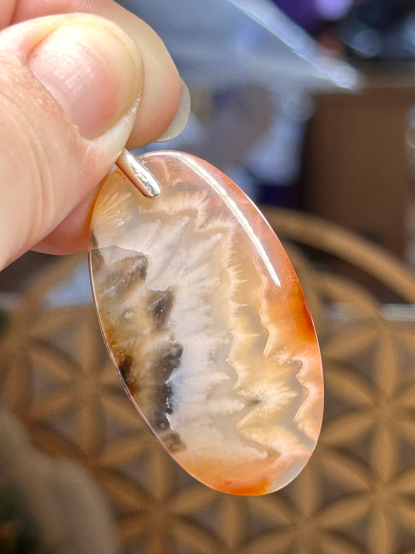 Pendentif d’agate pandora