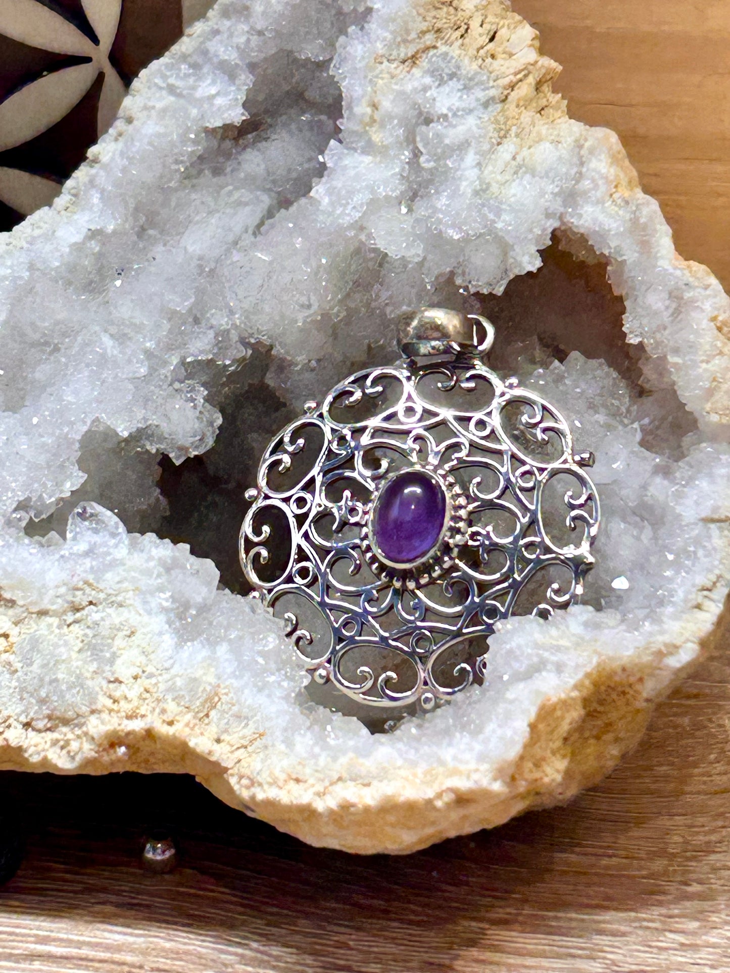 Pendentif d’améthyste