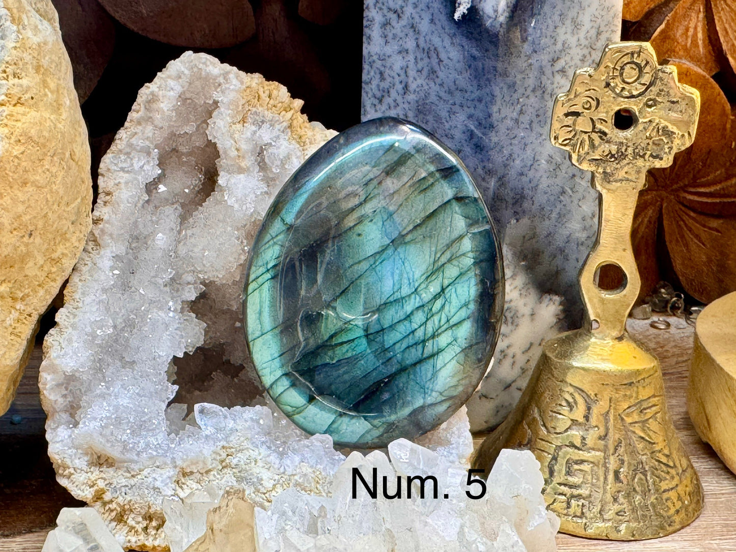 Pierre anti-stress labradorite