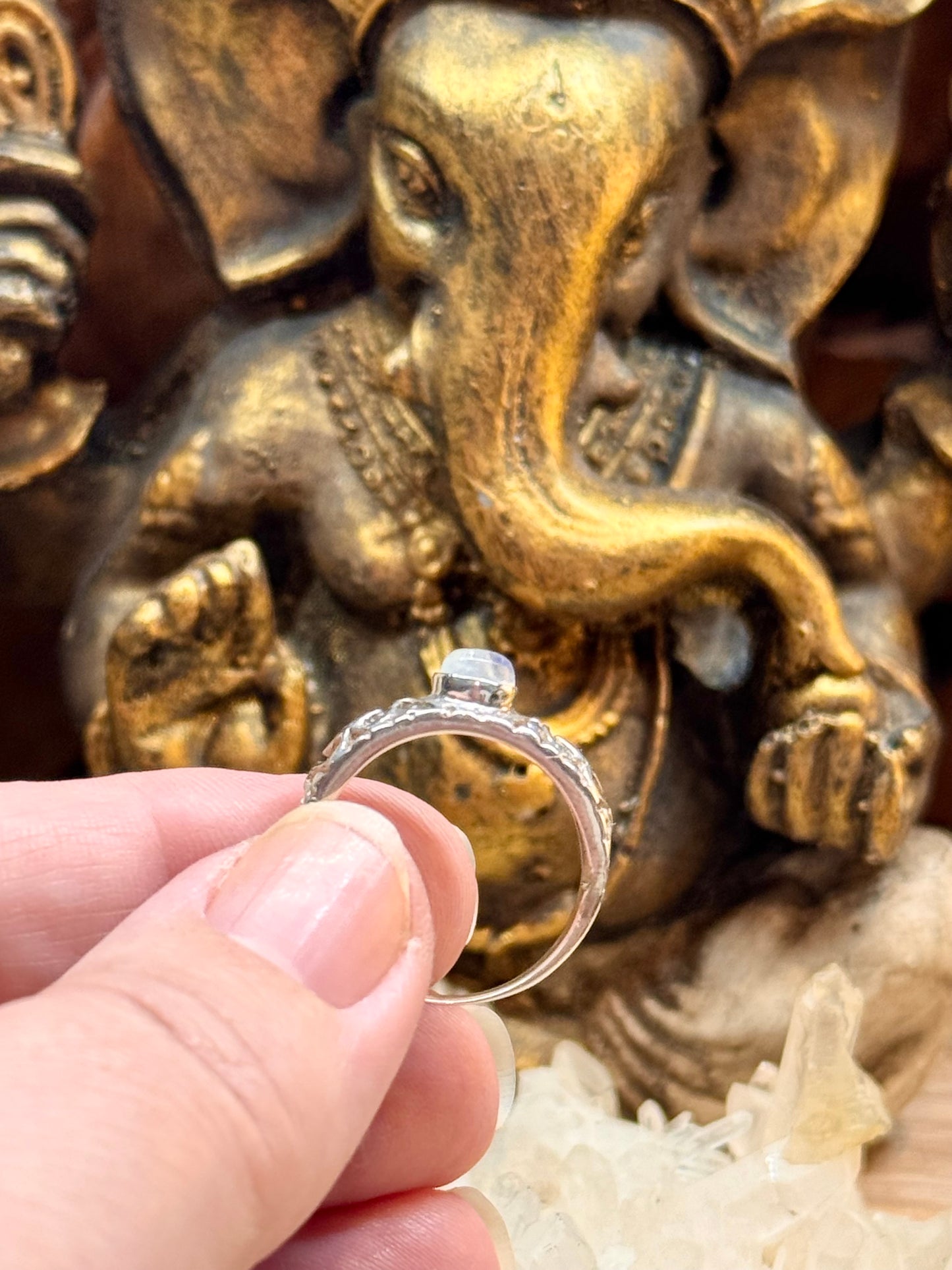 Bague Pierre de lune T54