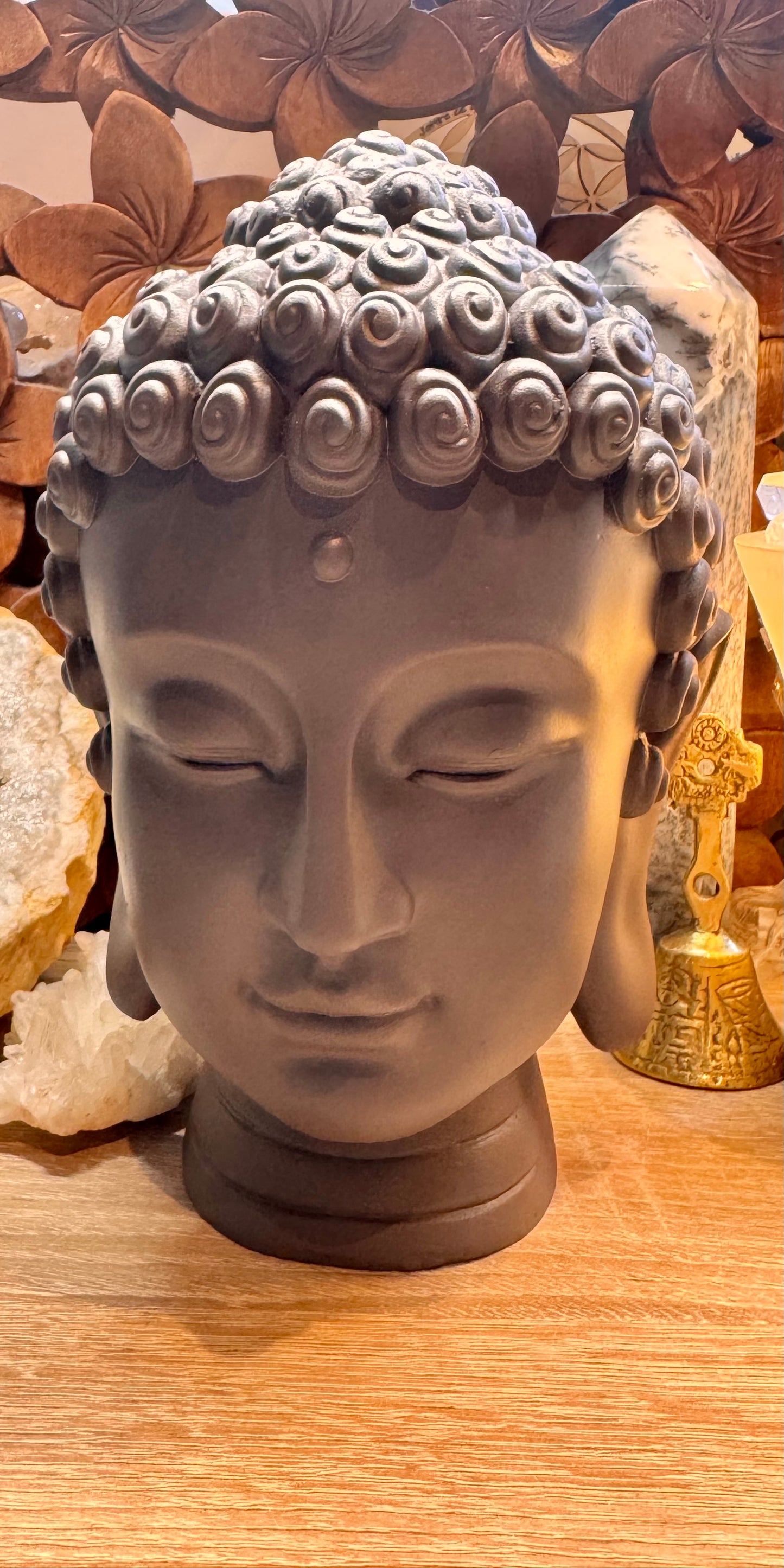 Statue tête de Bouddha