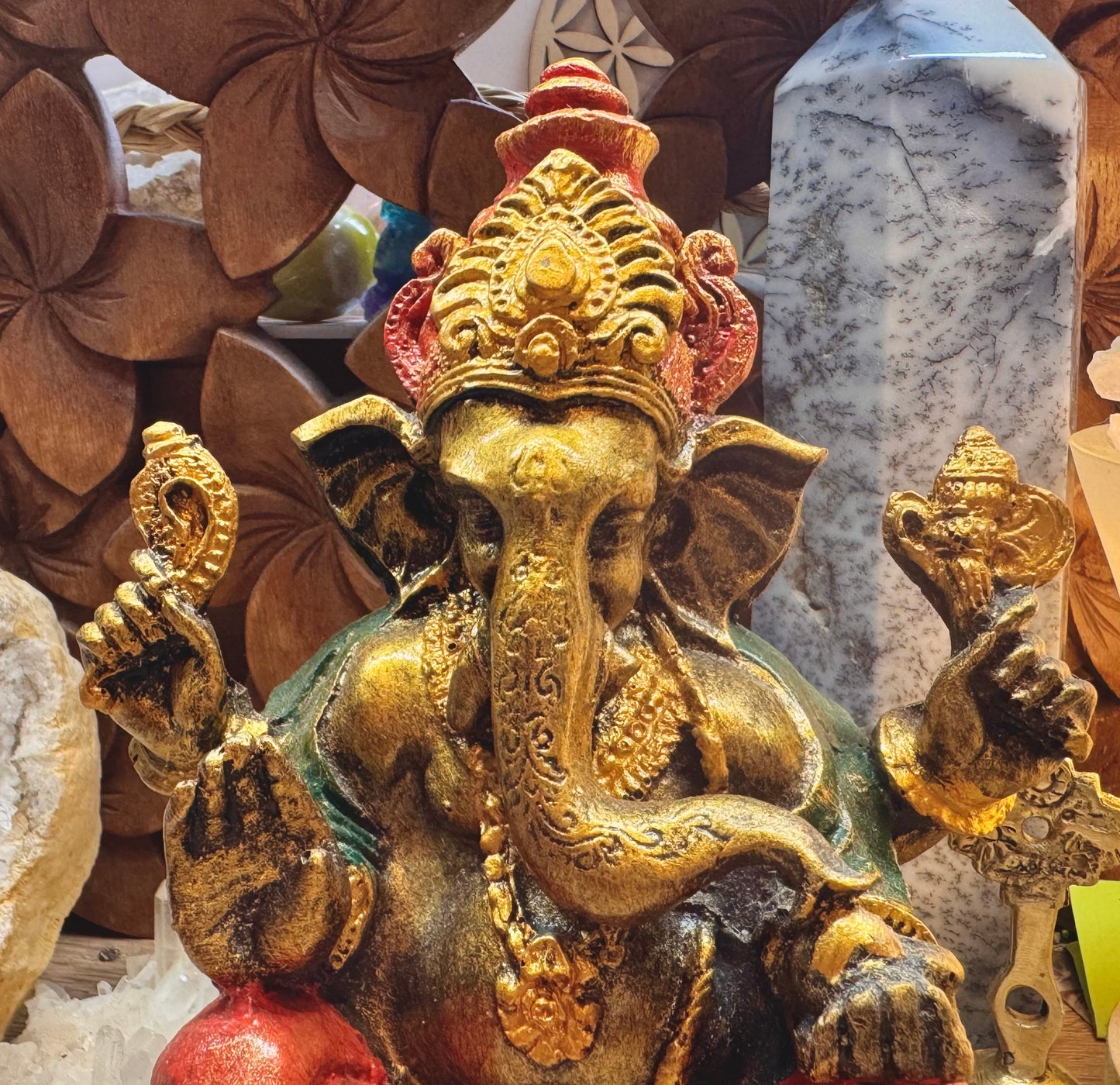 Statue Ganesh en résine