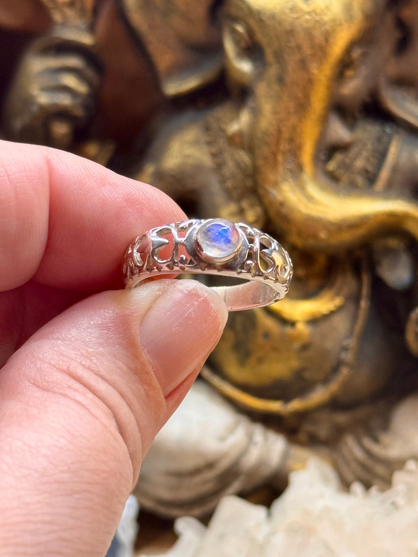 Bague Pierre de lune T56