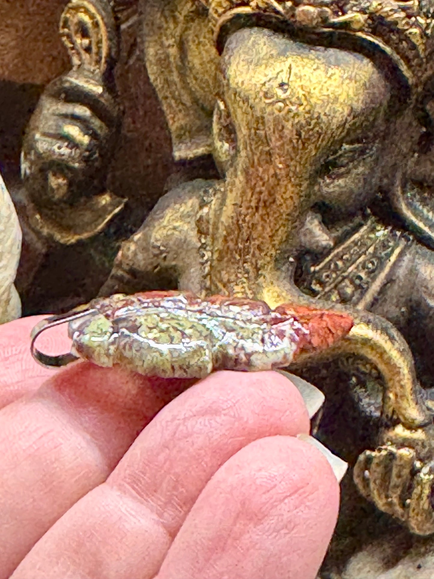 Pendentif d’agate mousse n.8