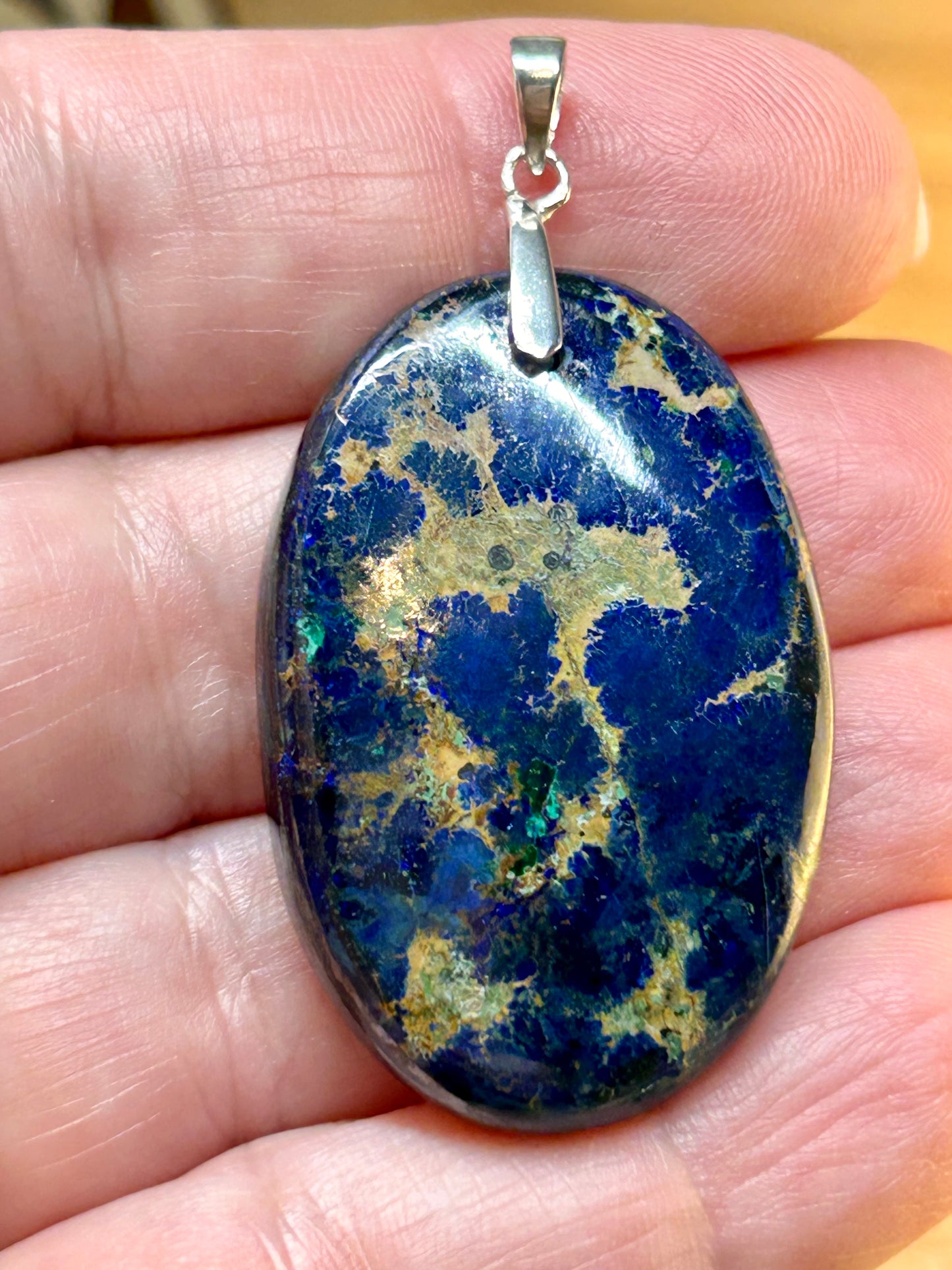 Pendentif d’azurite