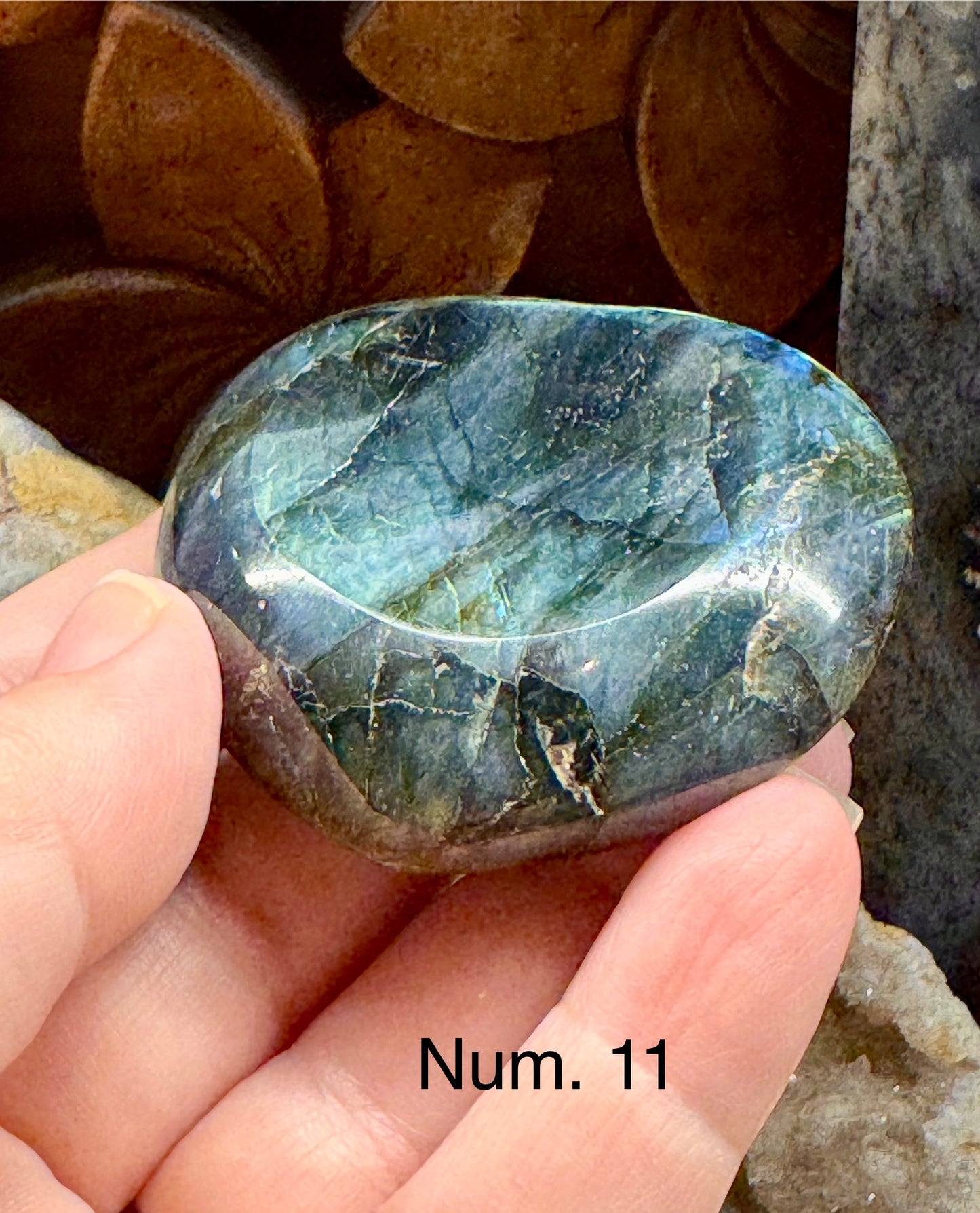 Pierre anti-stress labradorite