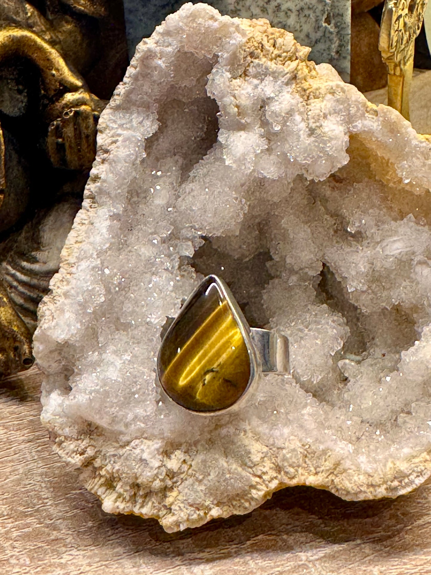 Bague Œil de tigre T56