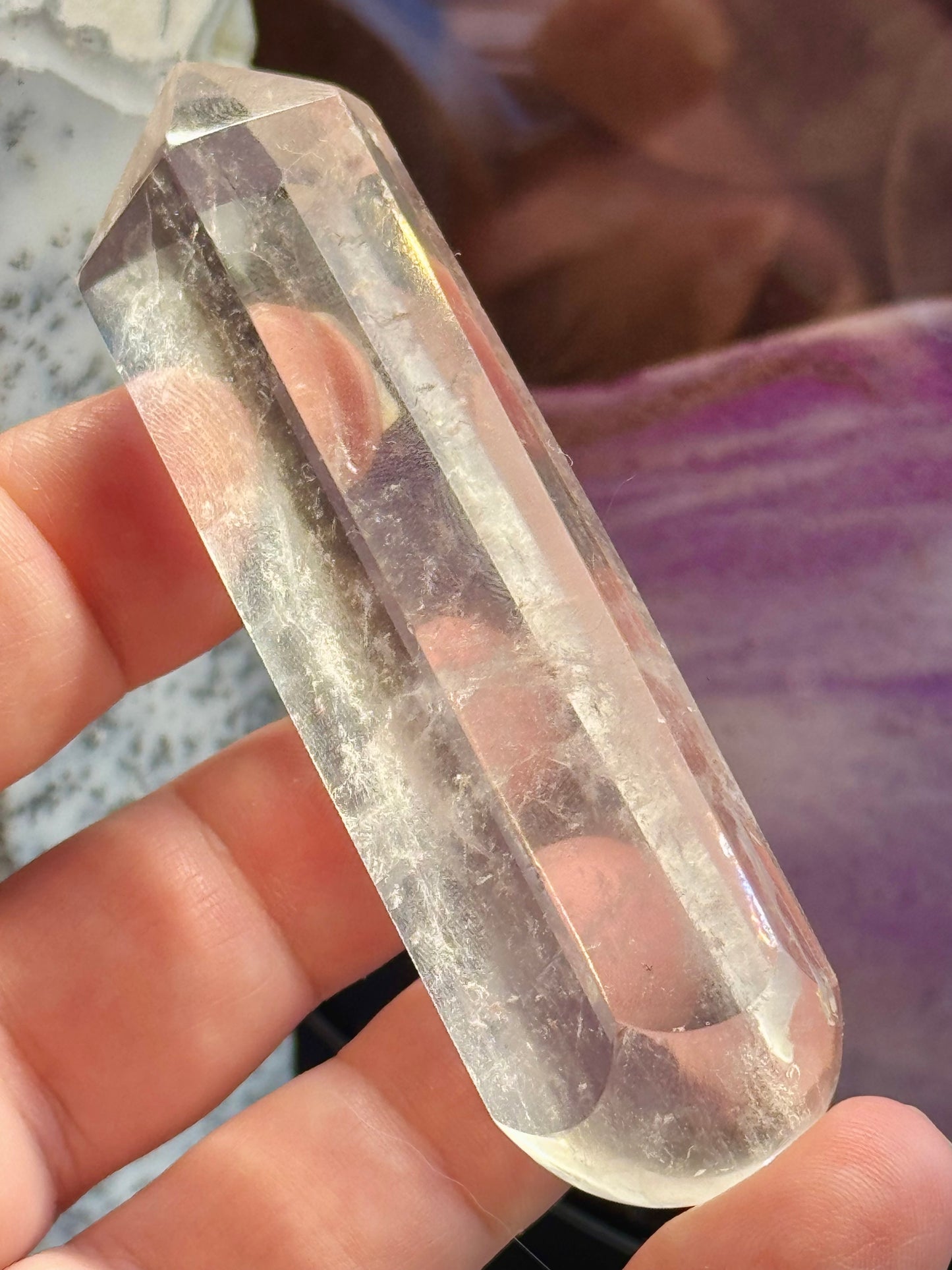 Bâton de massage en Cristal de Roche
