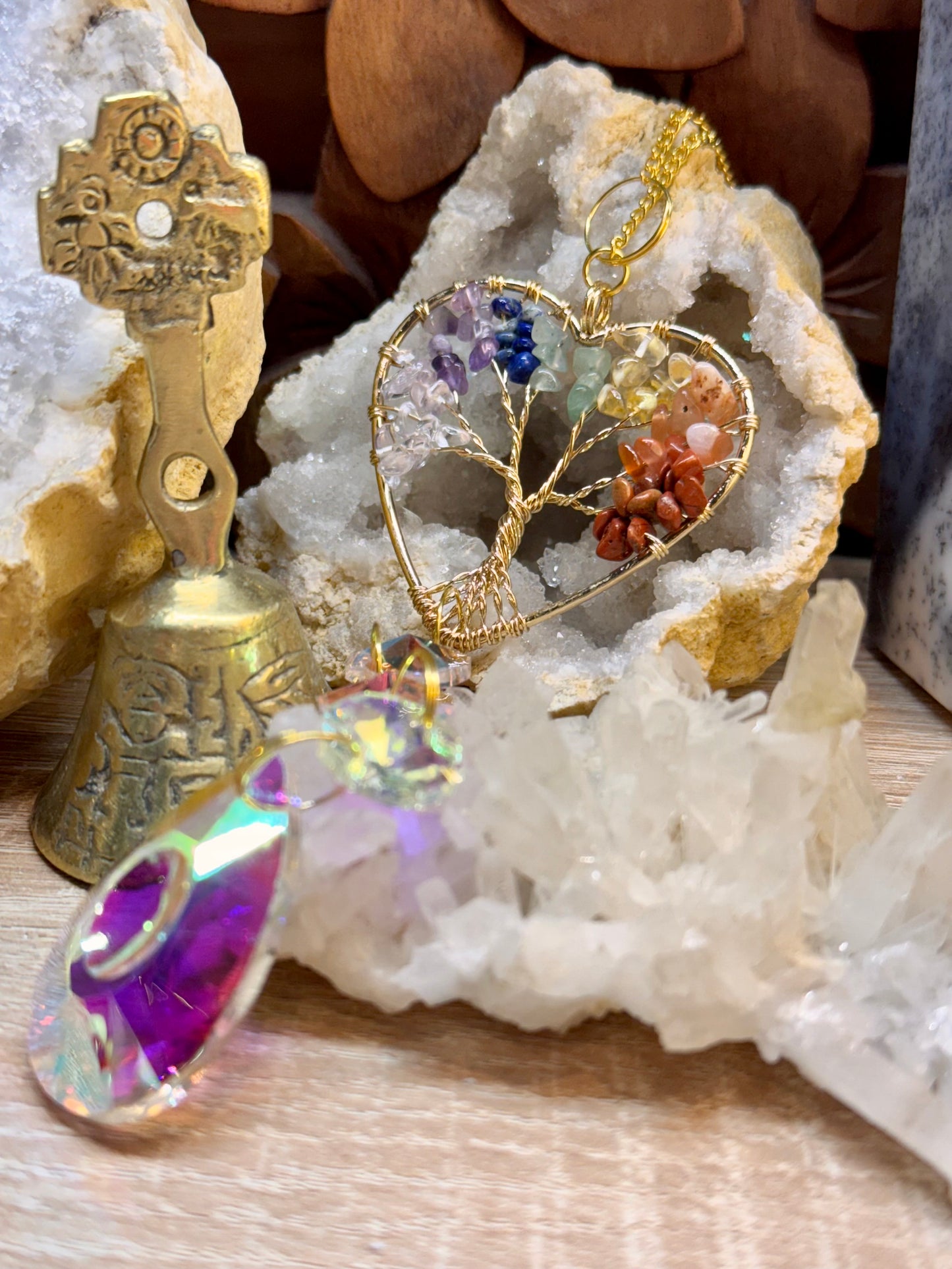Capteur solaire cœur 7 chakras