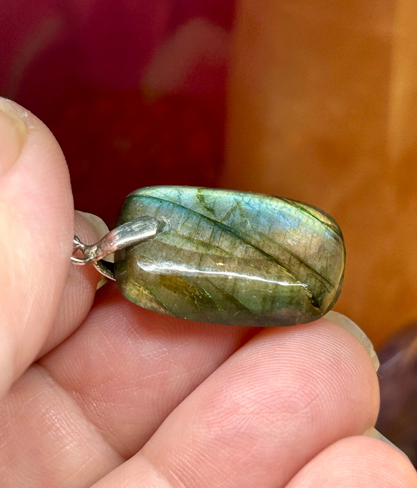 Pendentif de labradorite