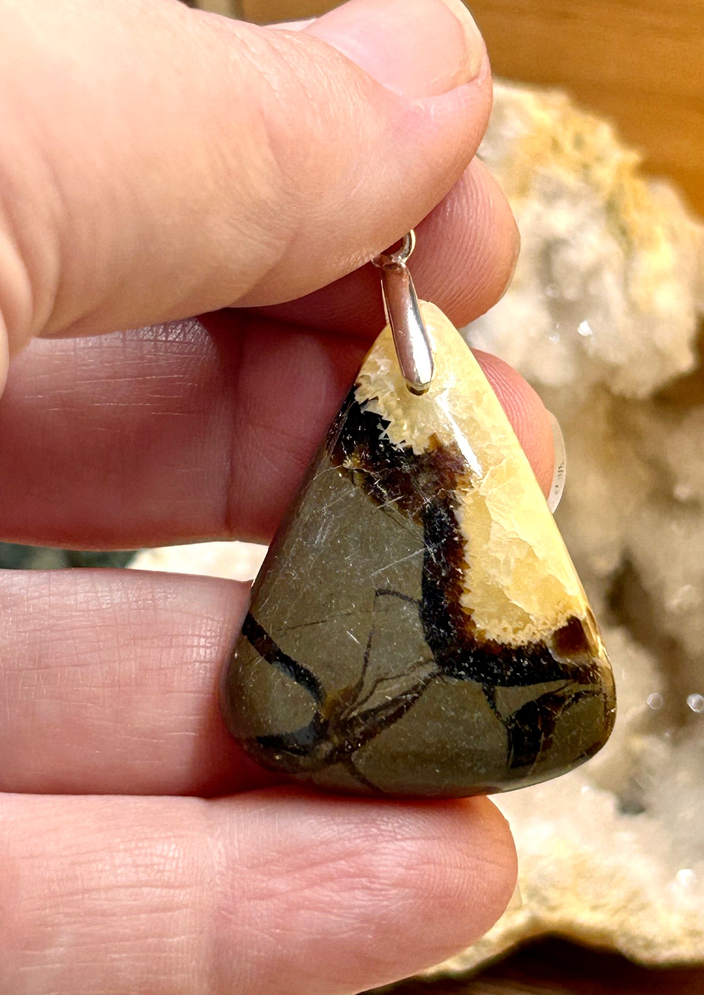 Pendentif de septaria