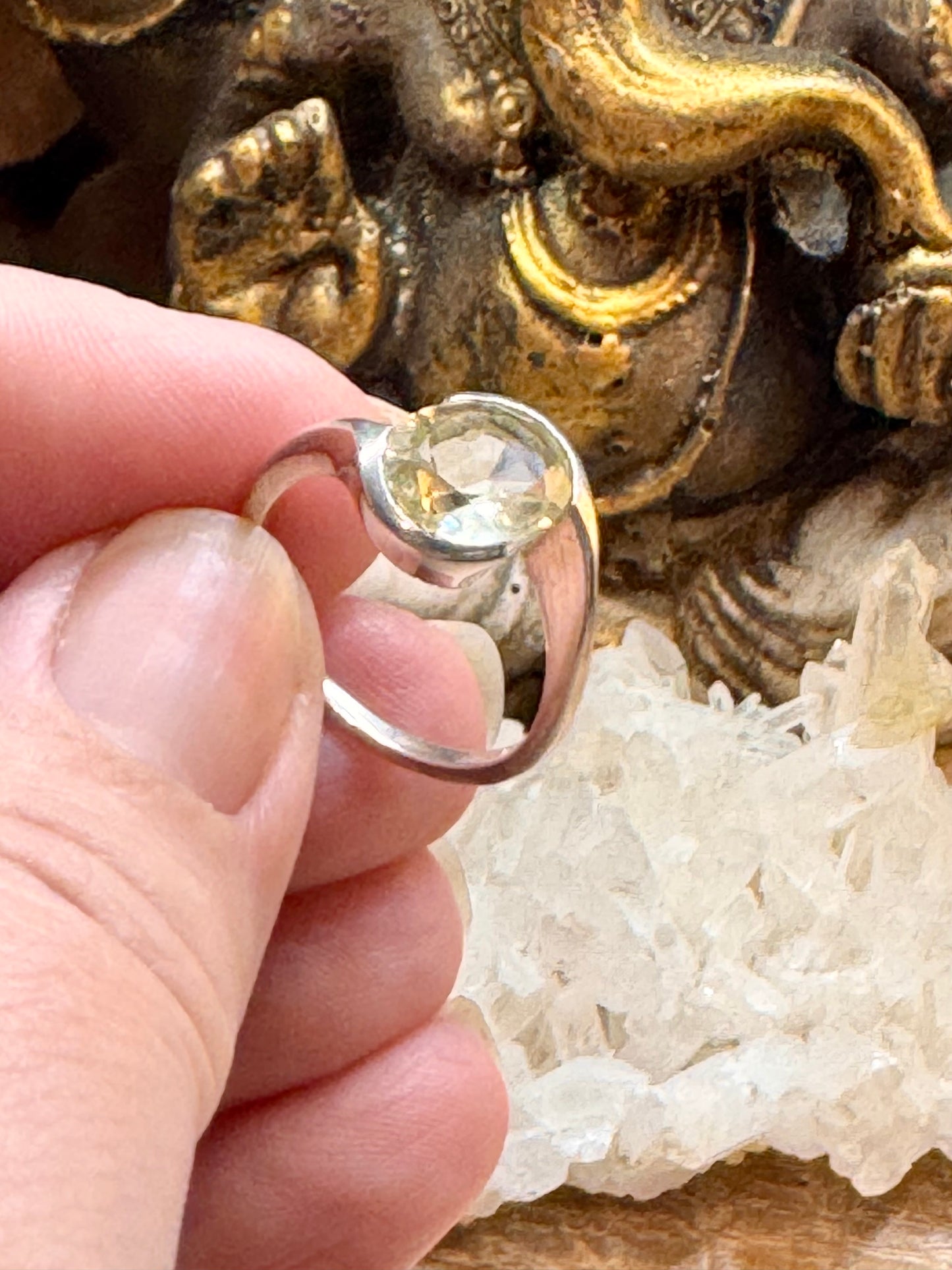Bague citrine T53