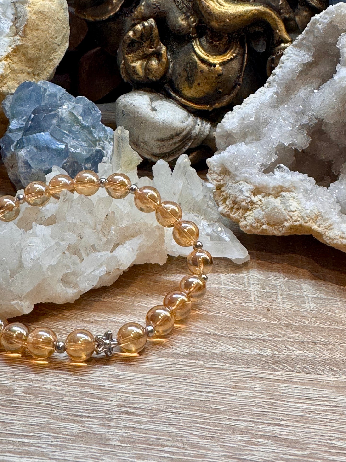 Bracelet en Aqua aura sunset