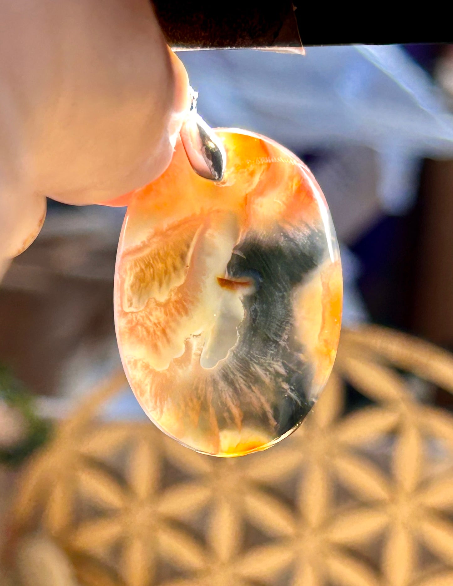 Pendentif d’agate pandora