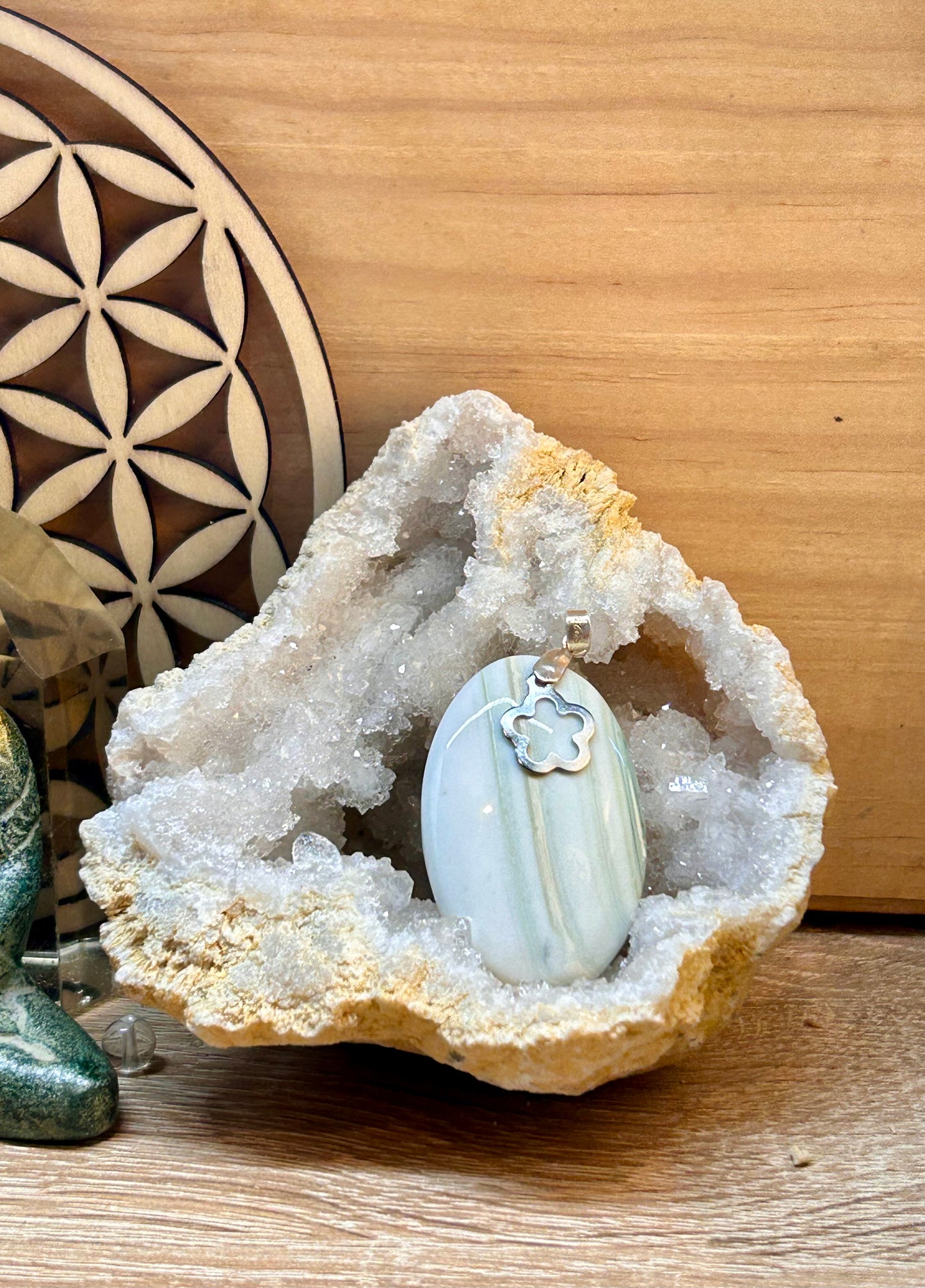 Pendentif d’agate crasy lace