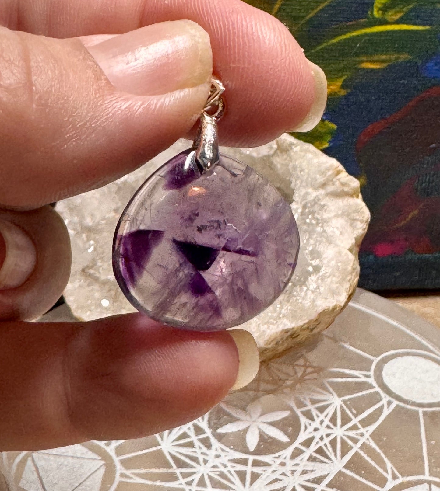 Pendentif d’améthyste