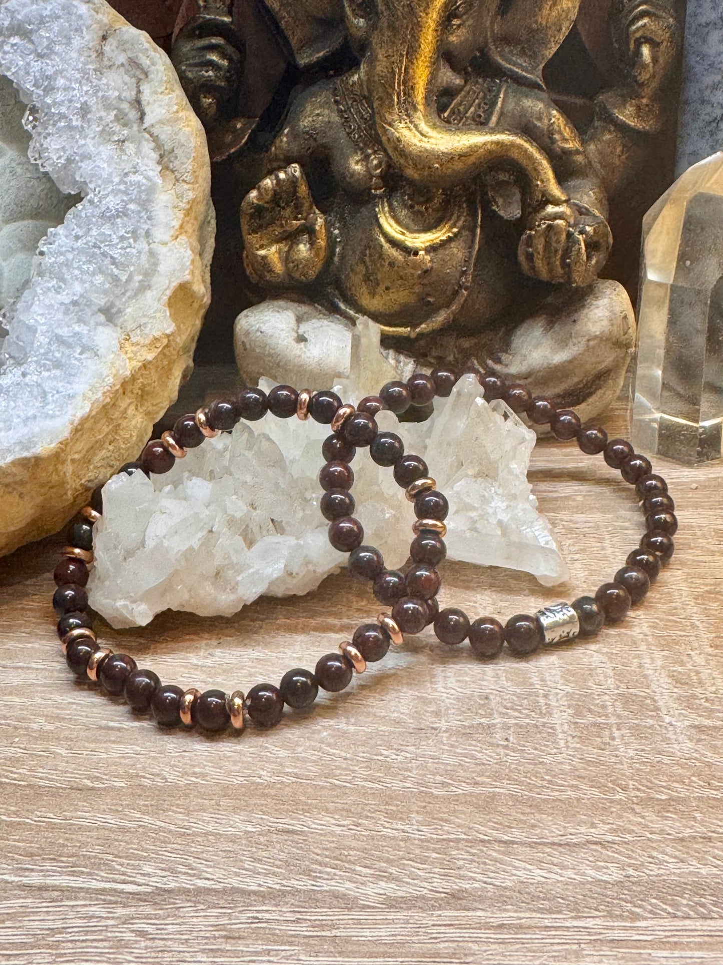 Bracelet de Quartz Hématoïde