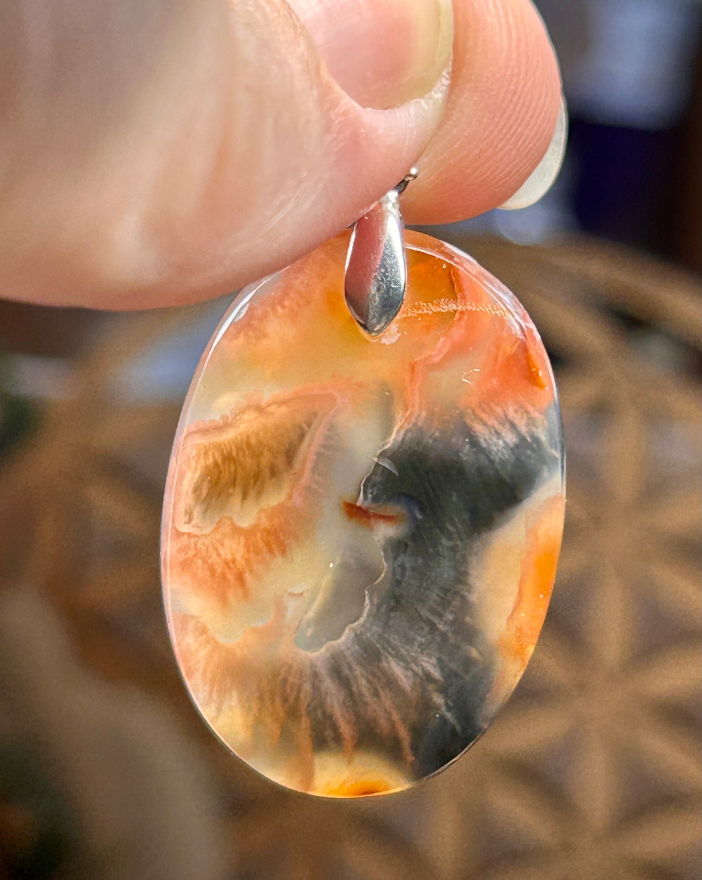 Pendentif d’agate pandora