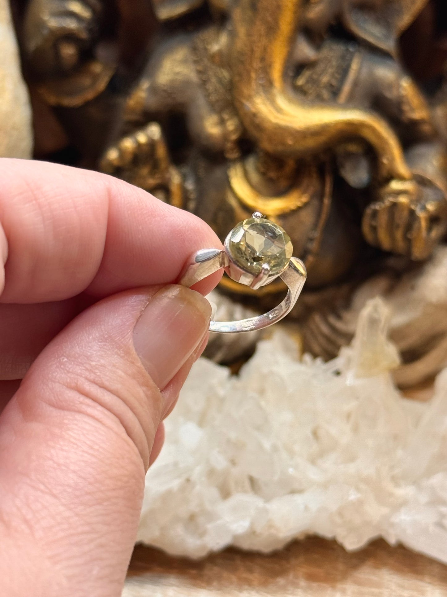 Bague Citrine T52