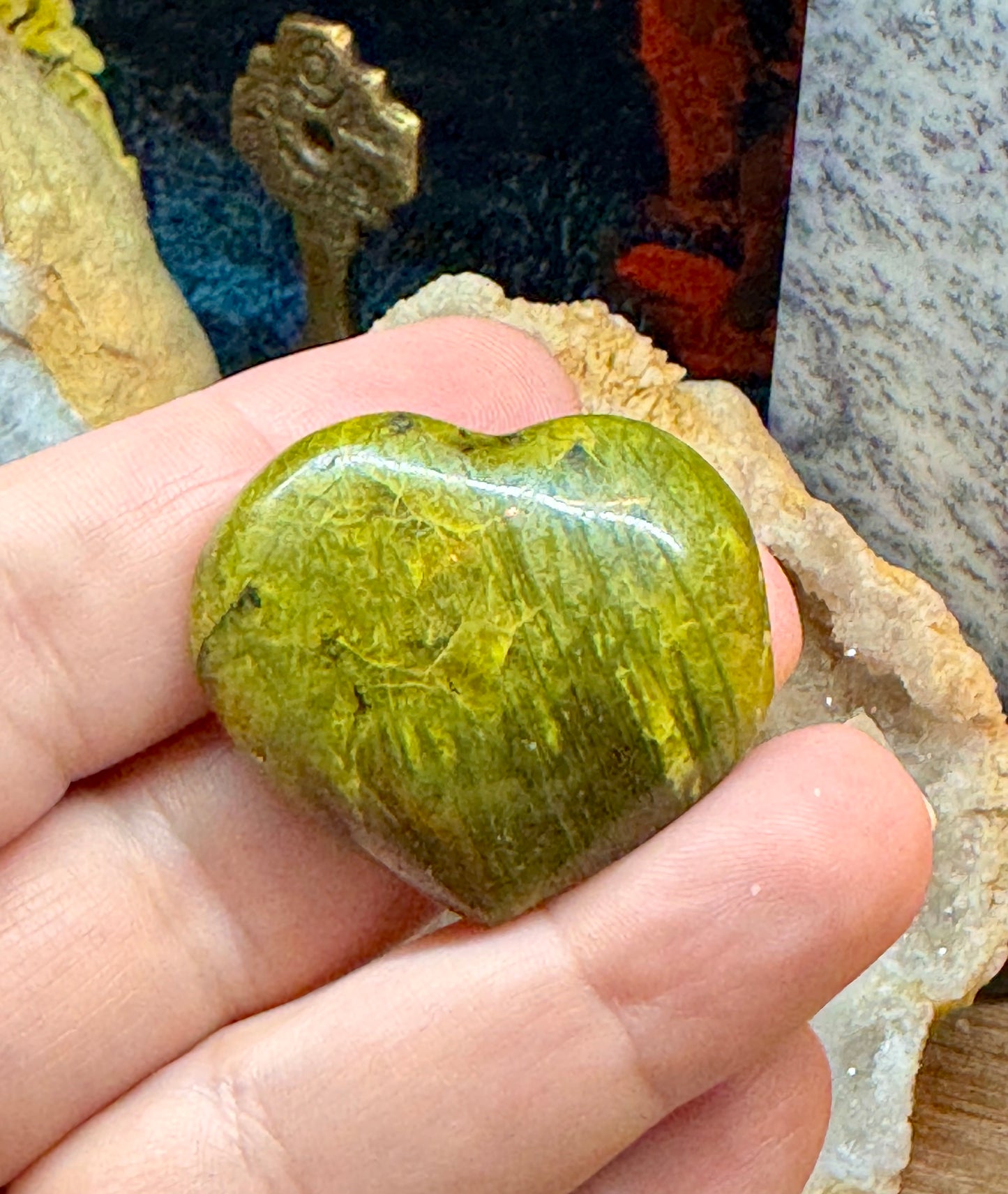 Cœur d’opale verte