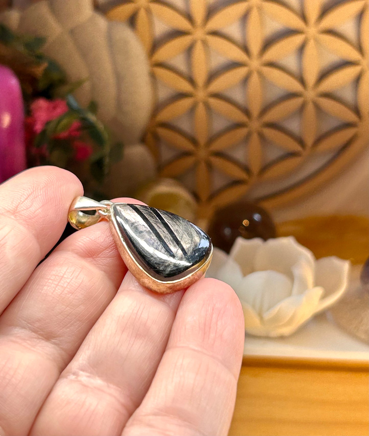 Pendentif d’hypersthène