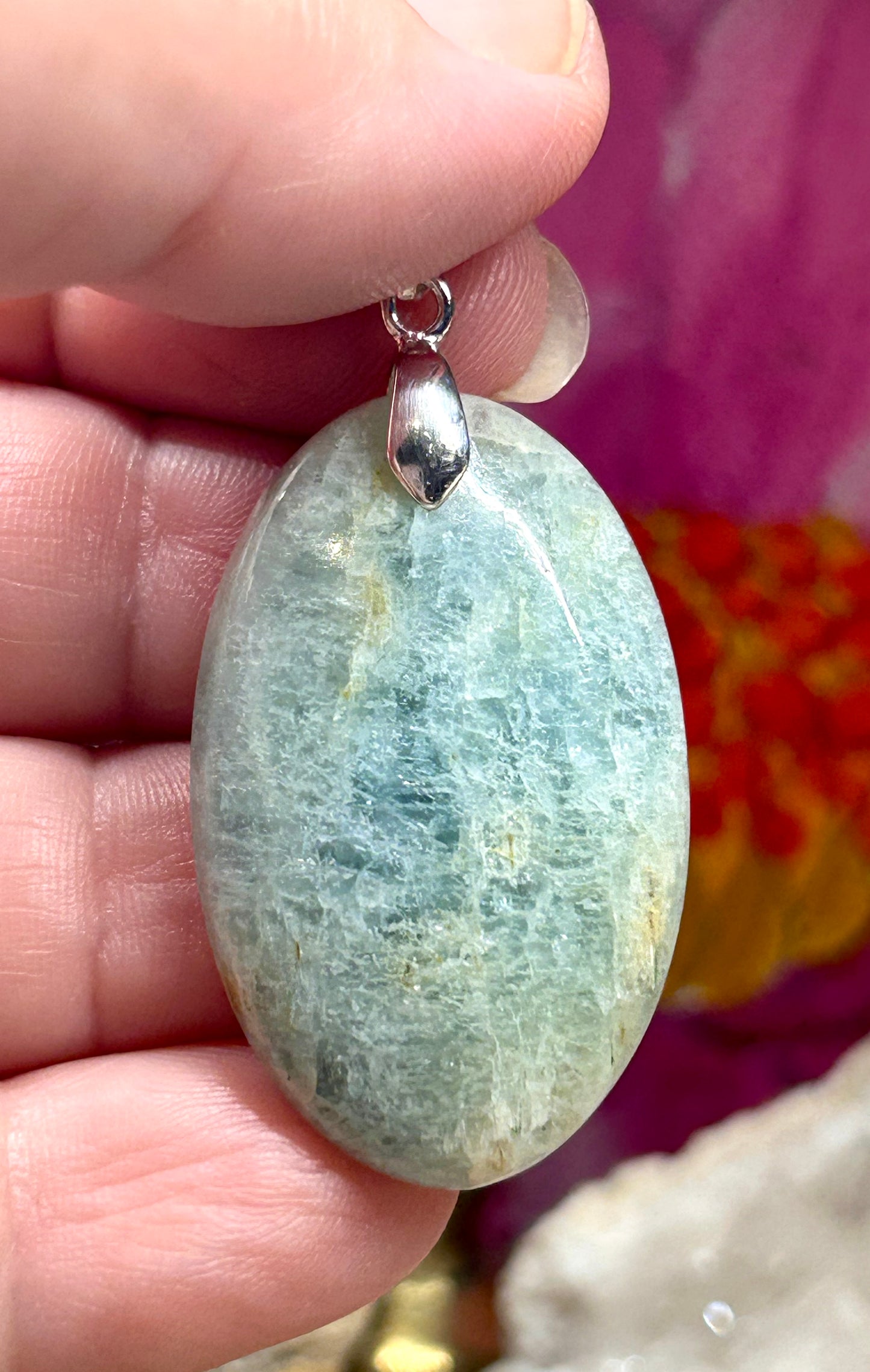 Pendentif d’aigue marine