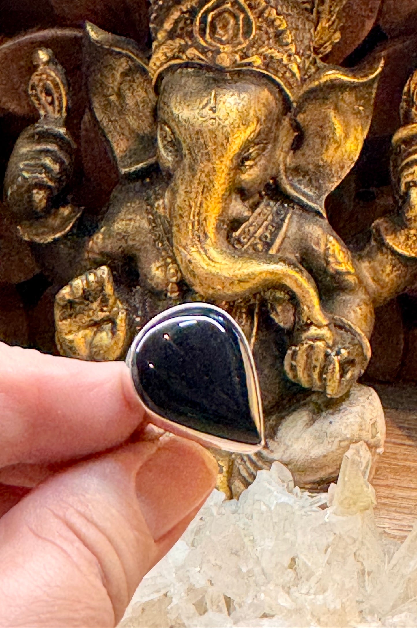 Bague Onyx noir