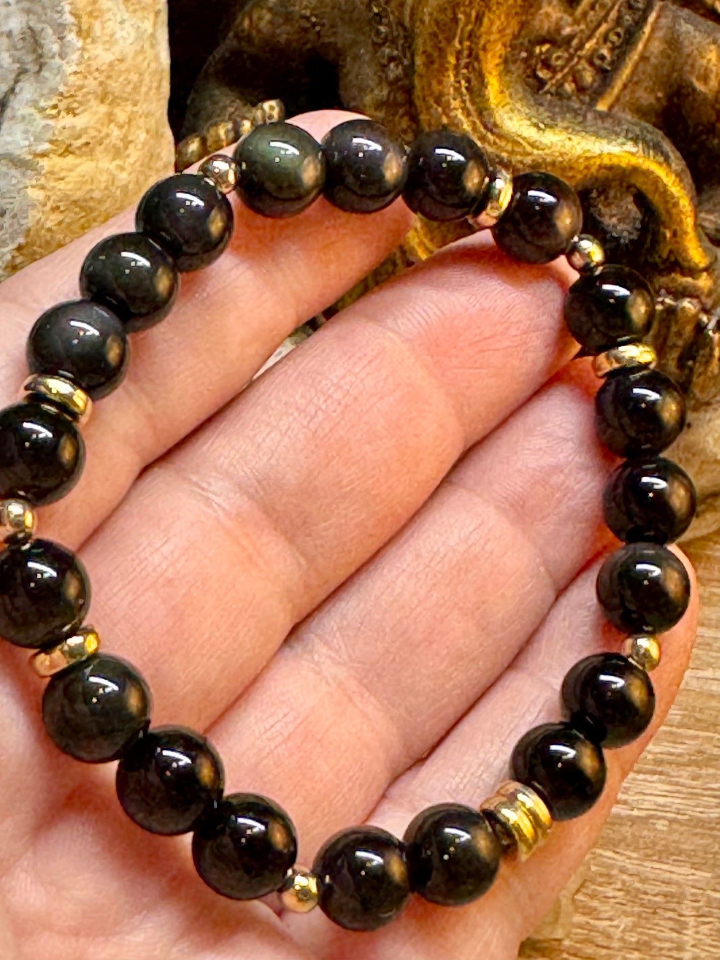 Bracelets Obsidienne Oeil Céleste