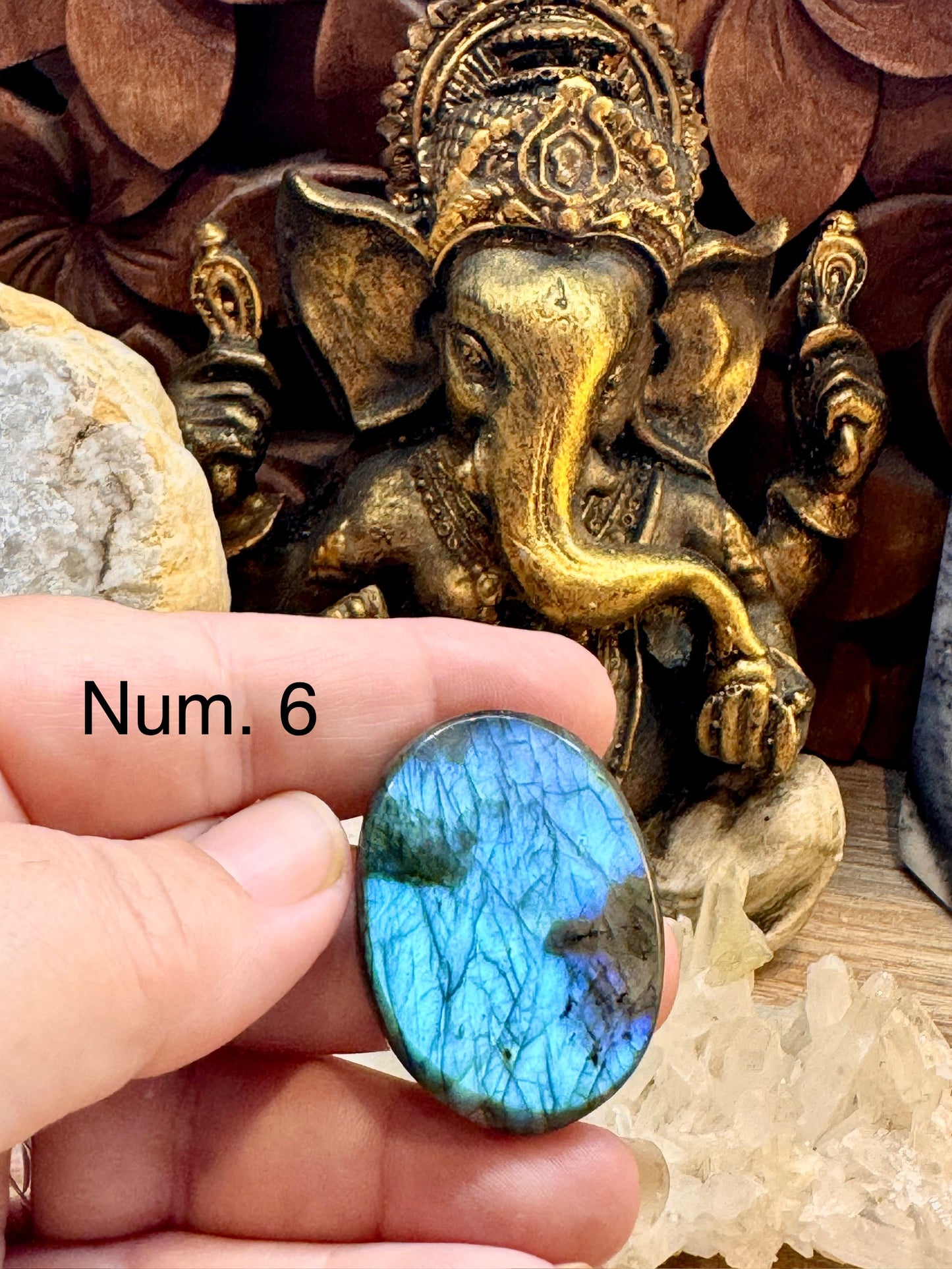 Galet de Labradorite