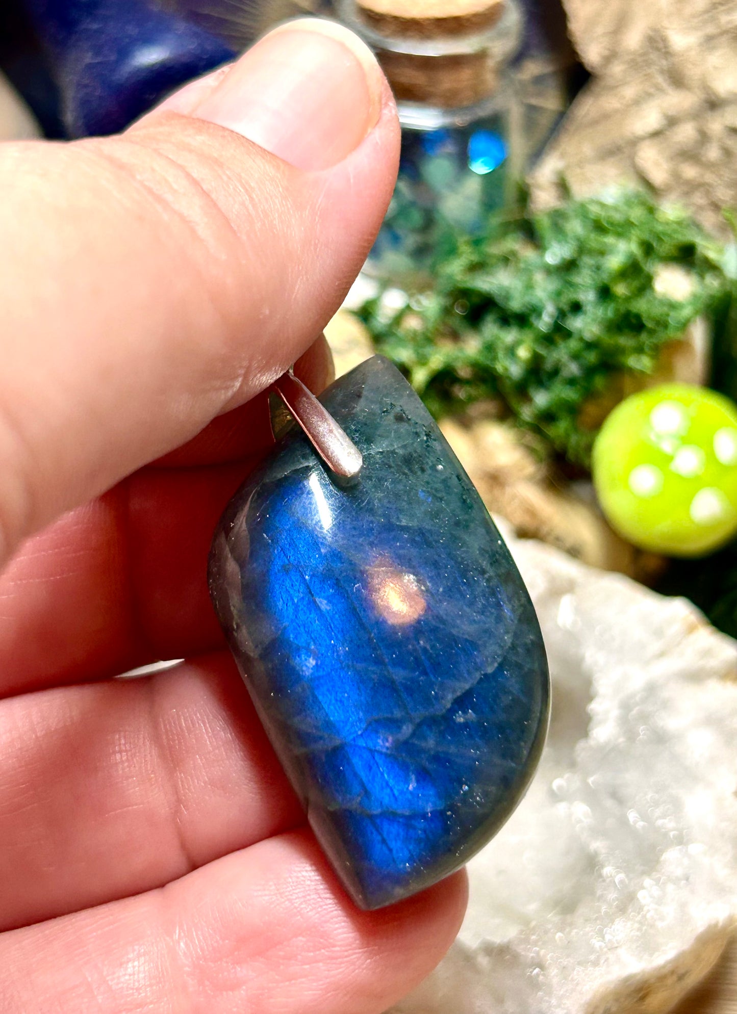 Pendentif en labradorite