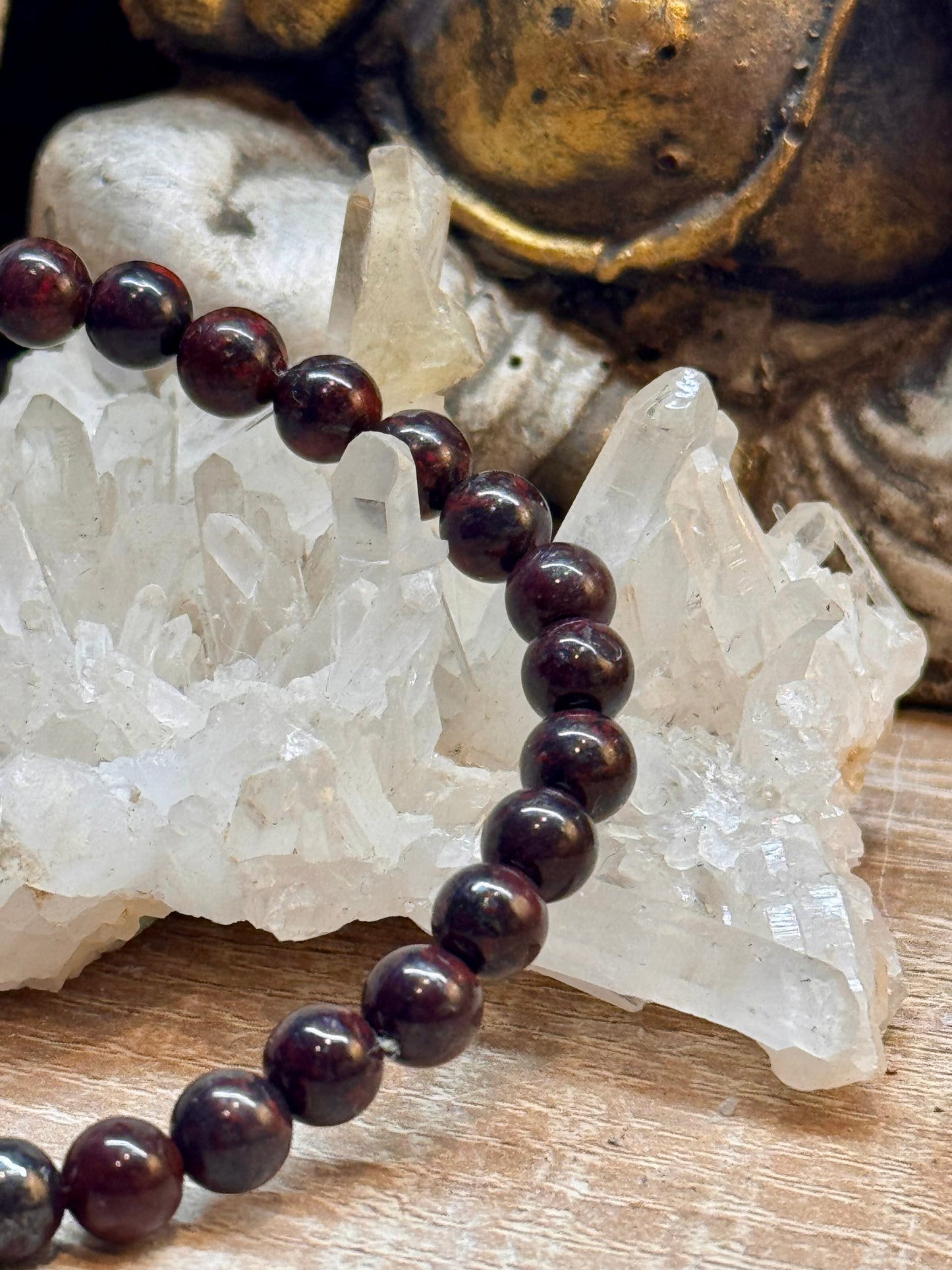 Bracelet de Quartz Hématoïde