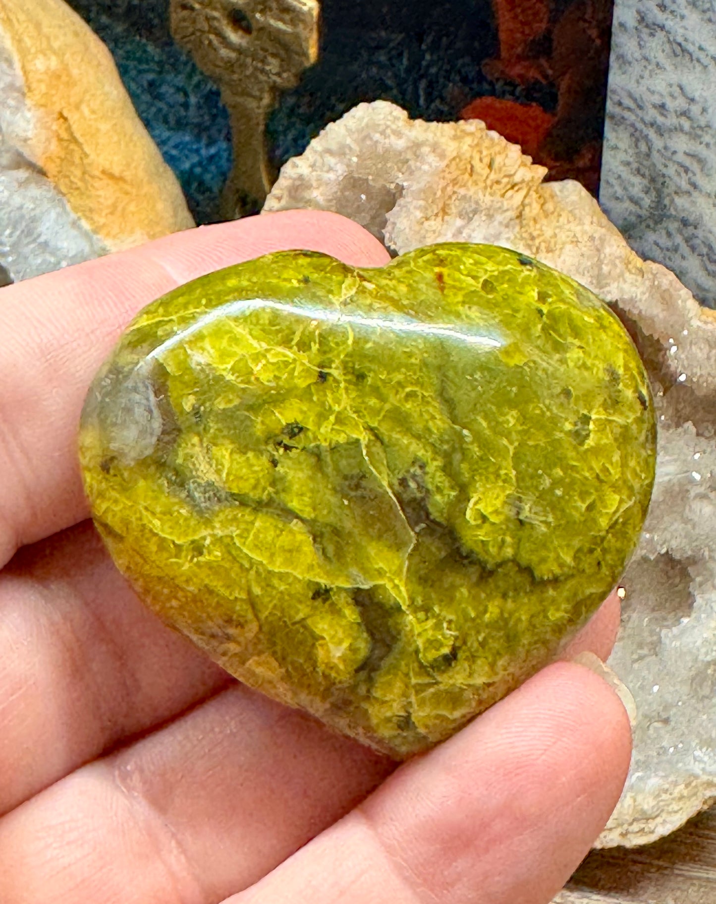 Cœur d’opale verte