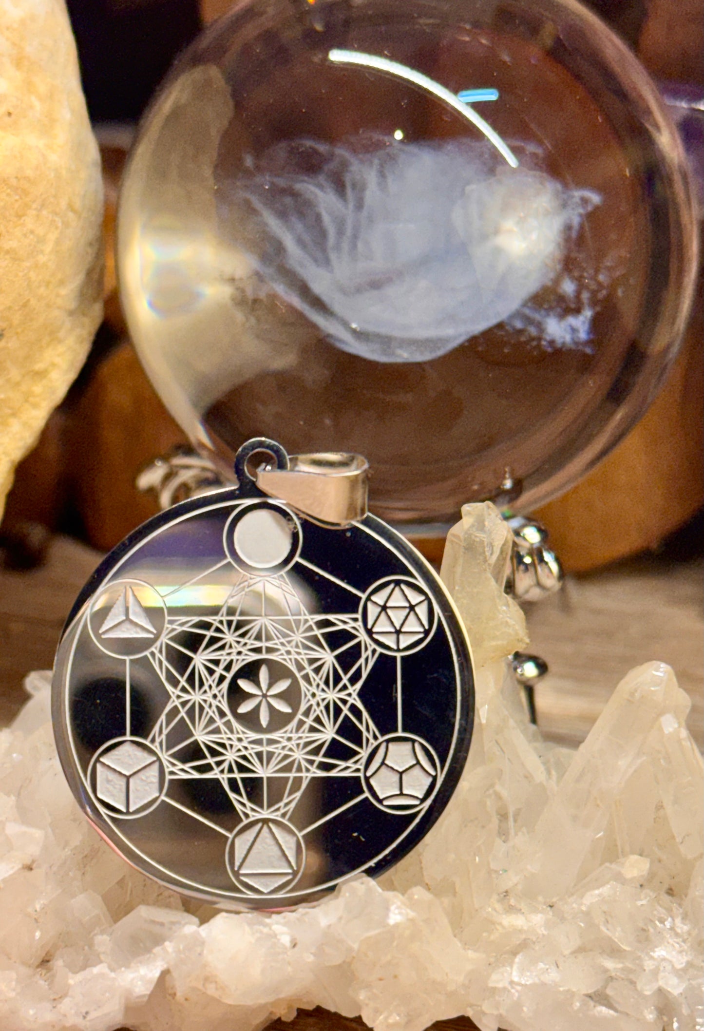 Pendentif cube de Métatron