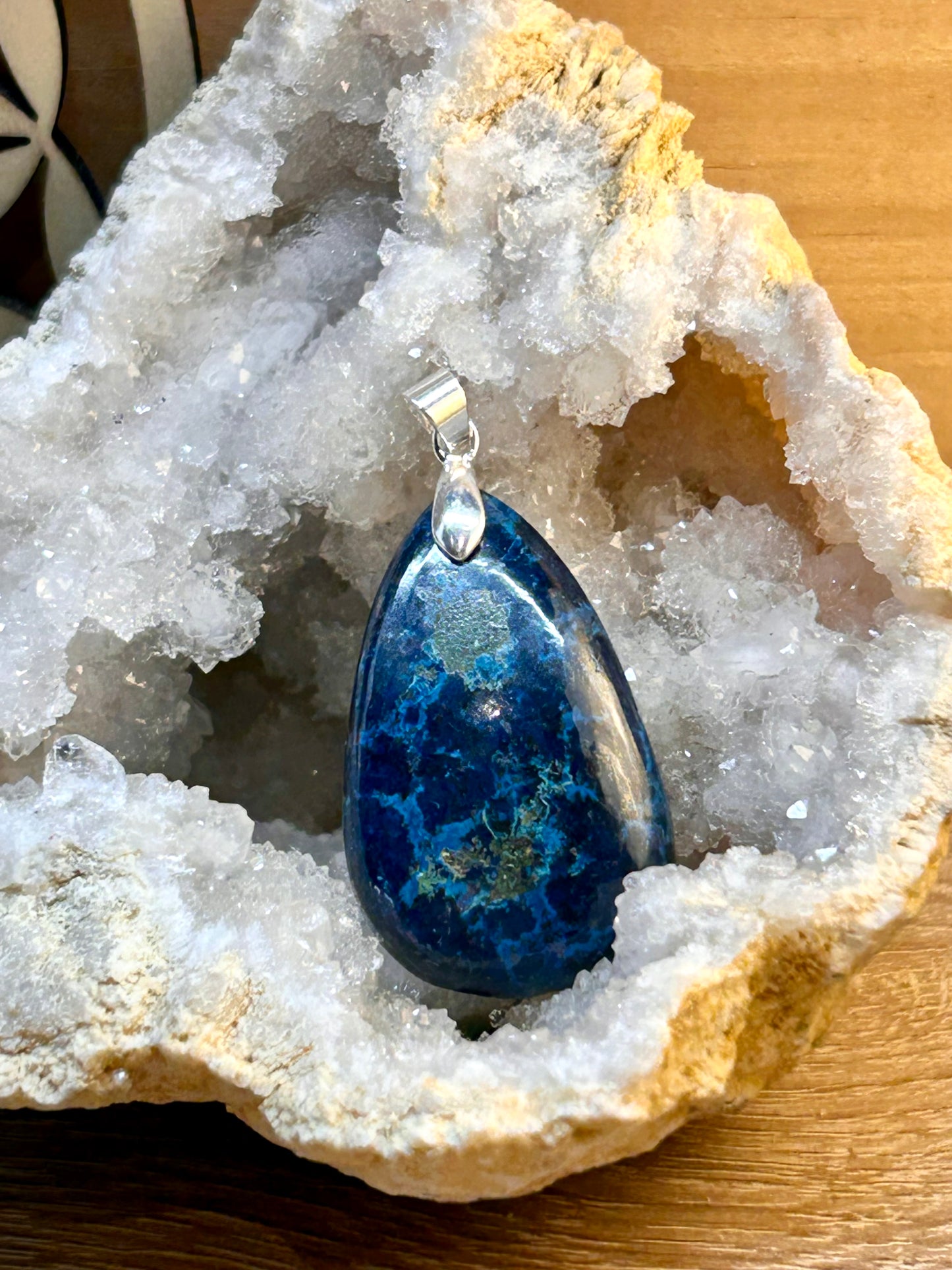 Pendentif d’azurite
