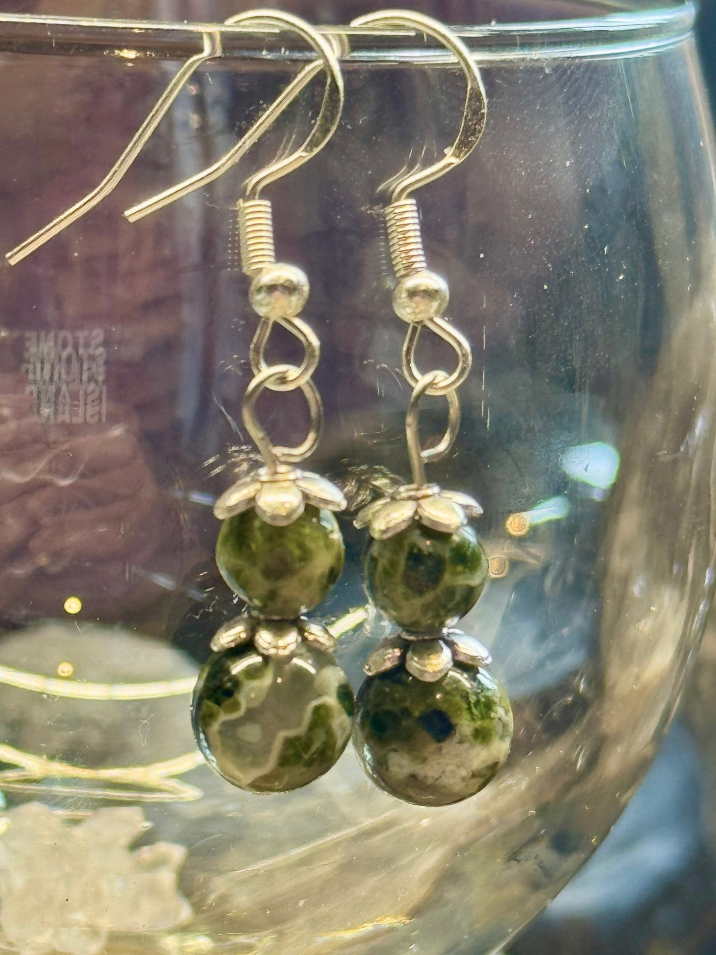 Boucles d’oreilles Tourmaline verte