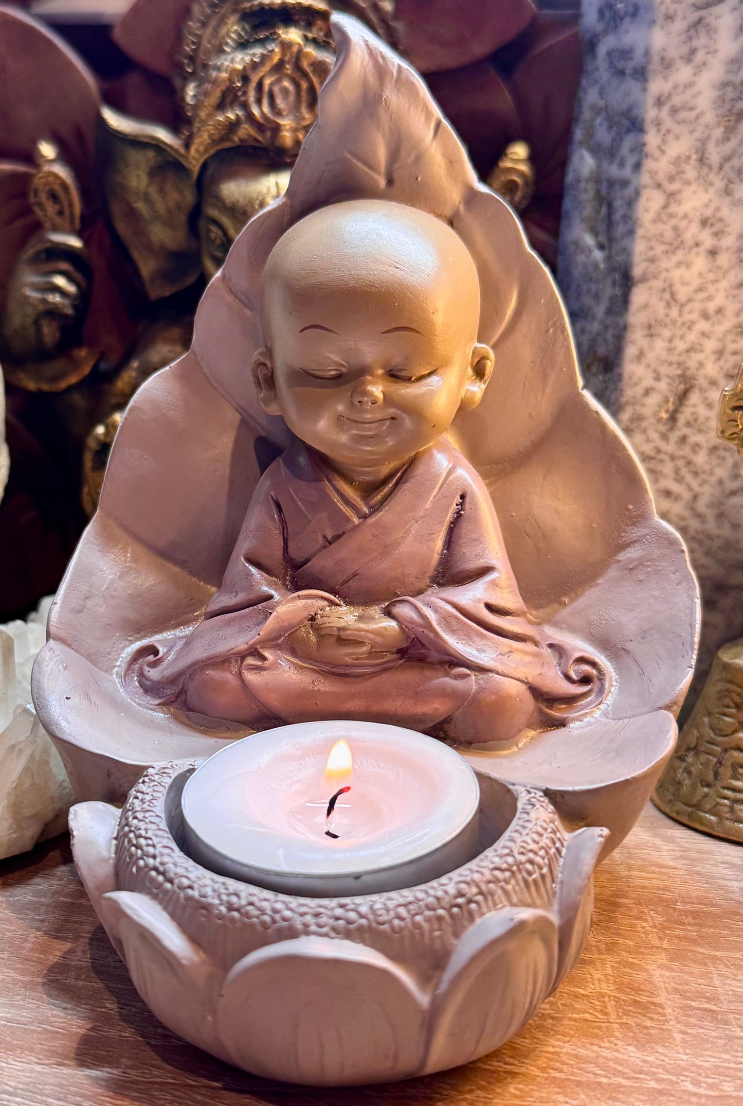 Bébé Bouddha bougeoir