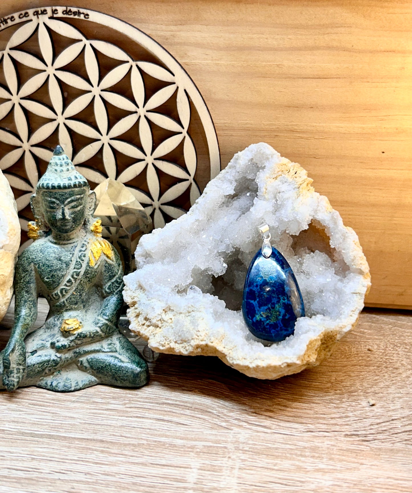 Pendentif d’azurite