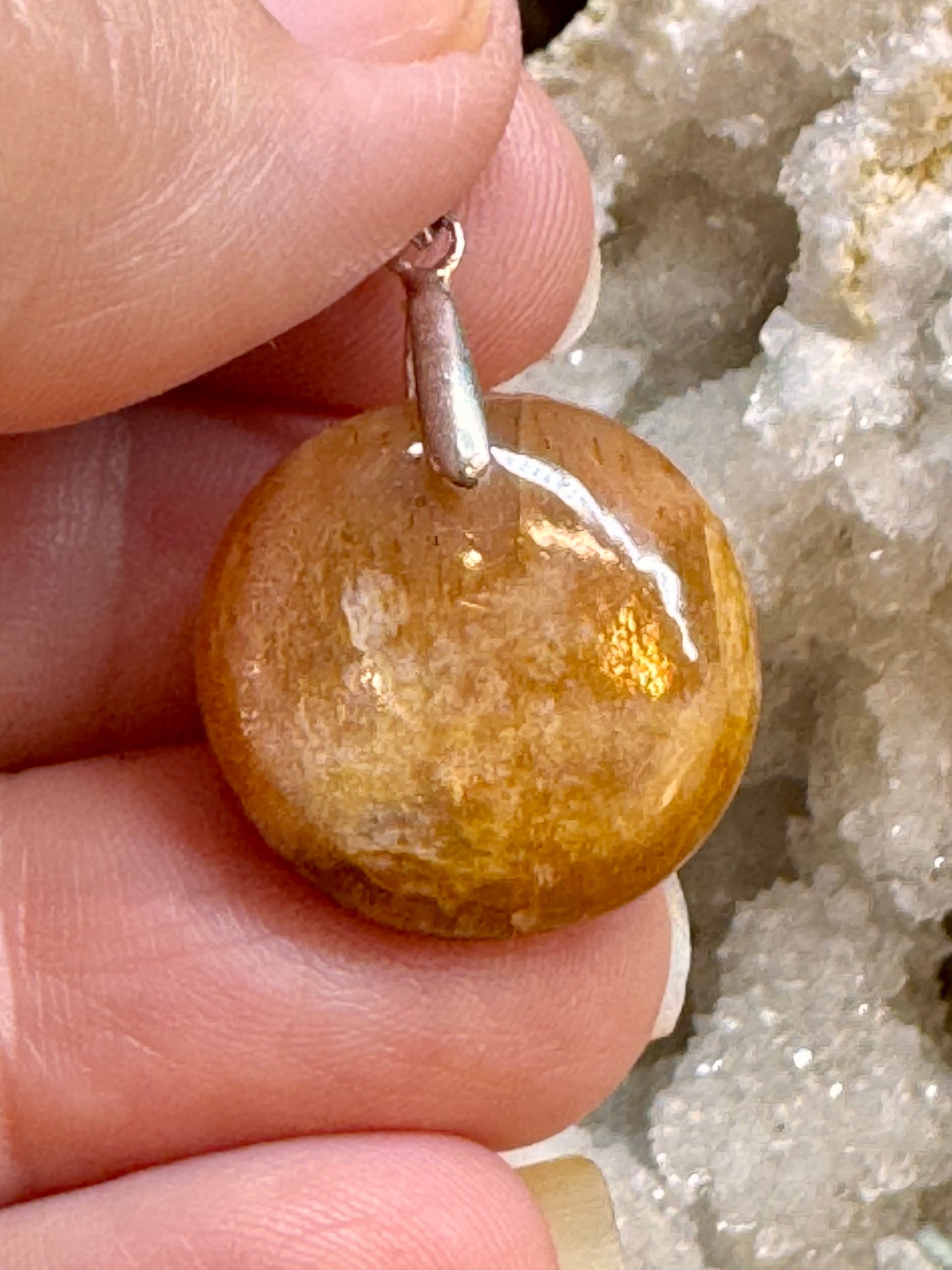 Pendentif de pierre de soleil extra