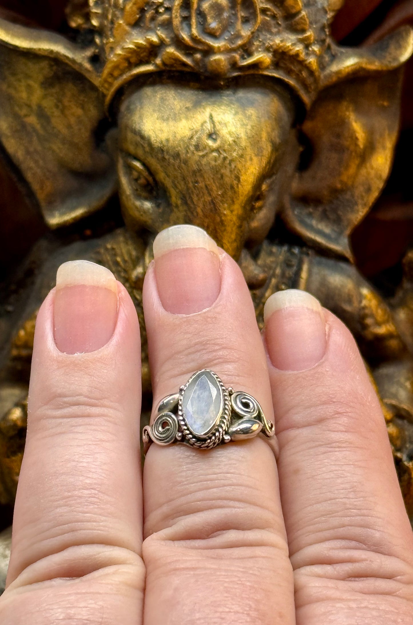 Bague Pierre de lune T54