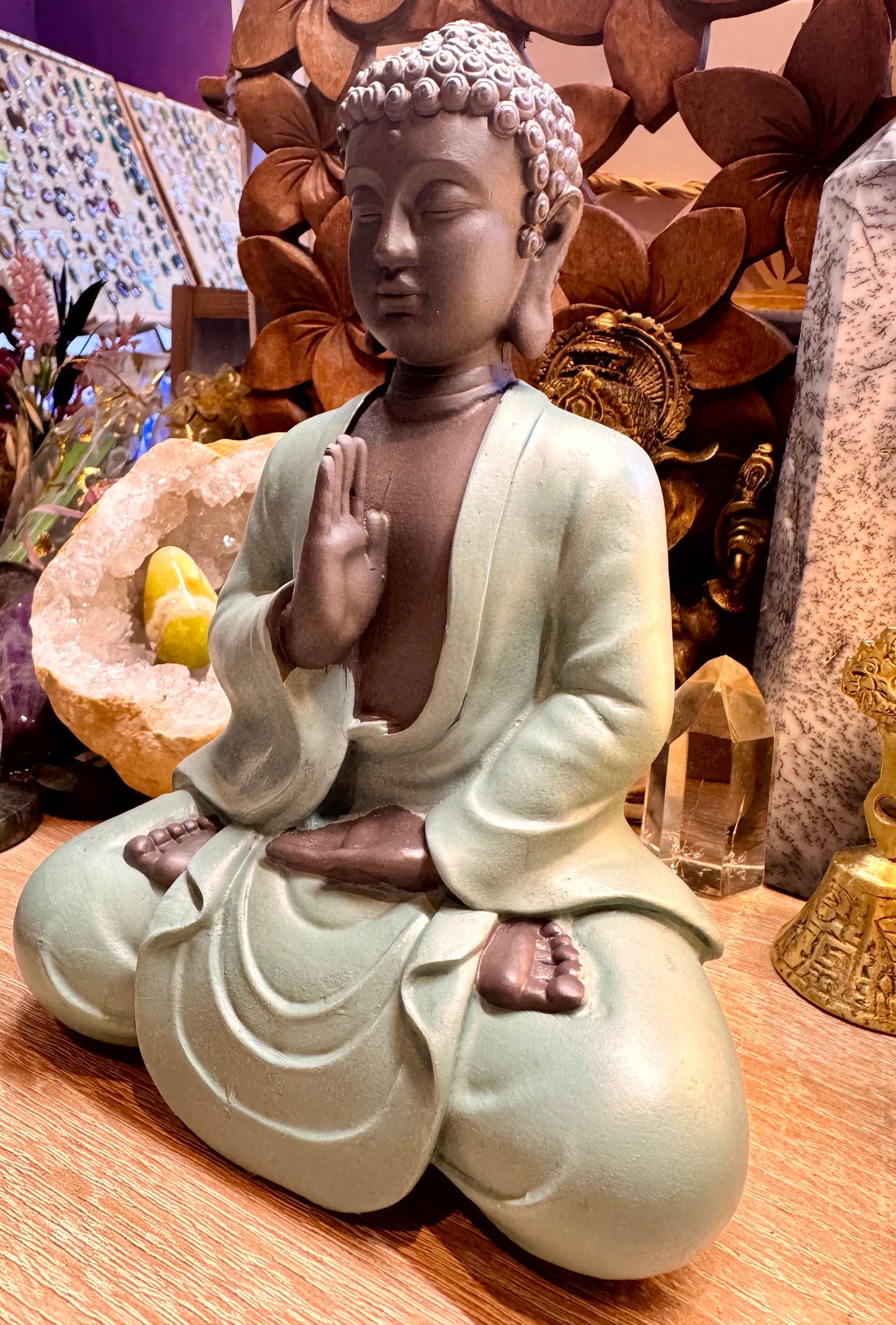 Statue Bouddha mudra
