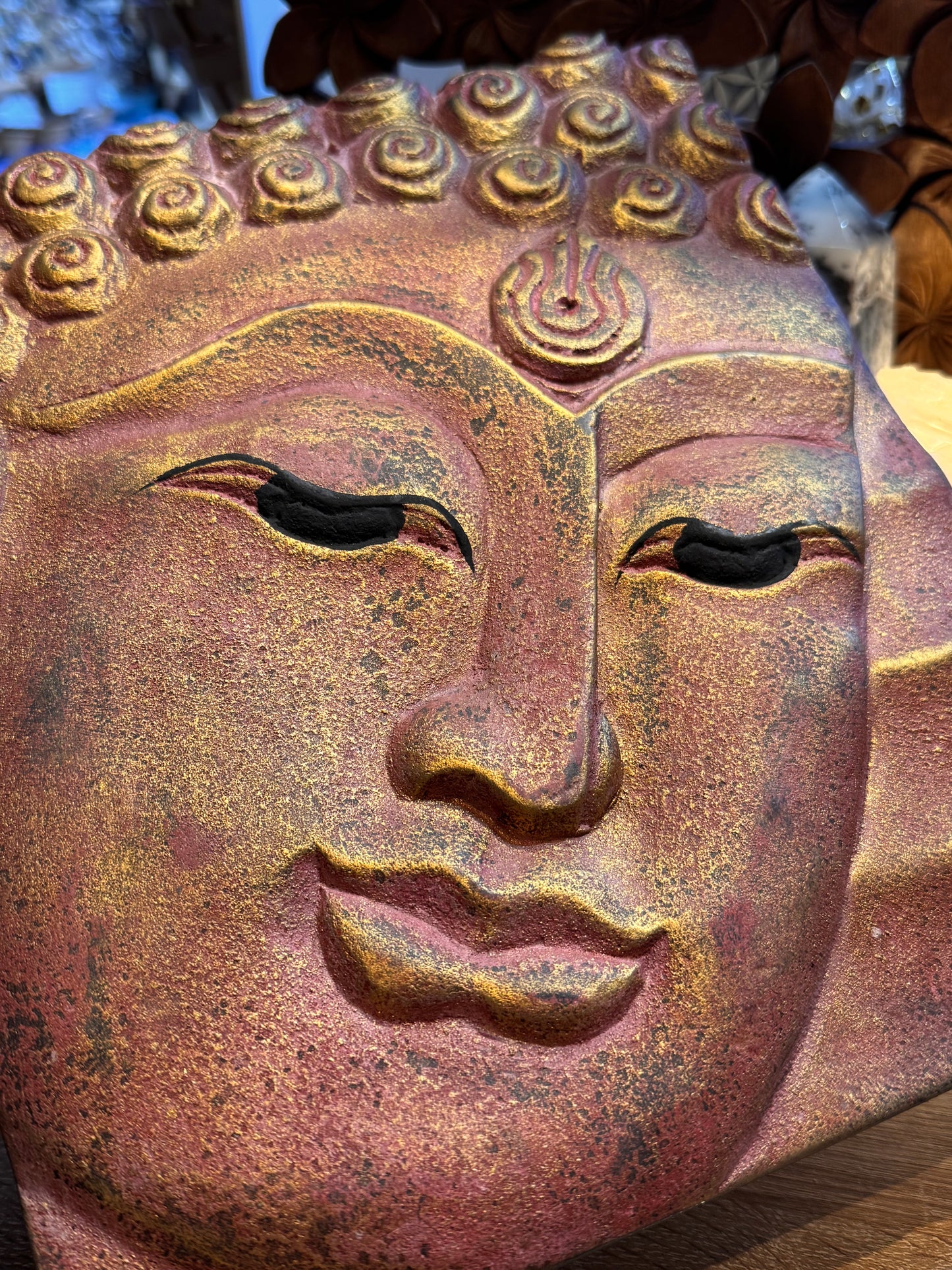 Cadre Bouddha sculpté